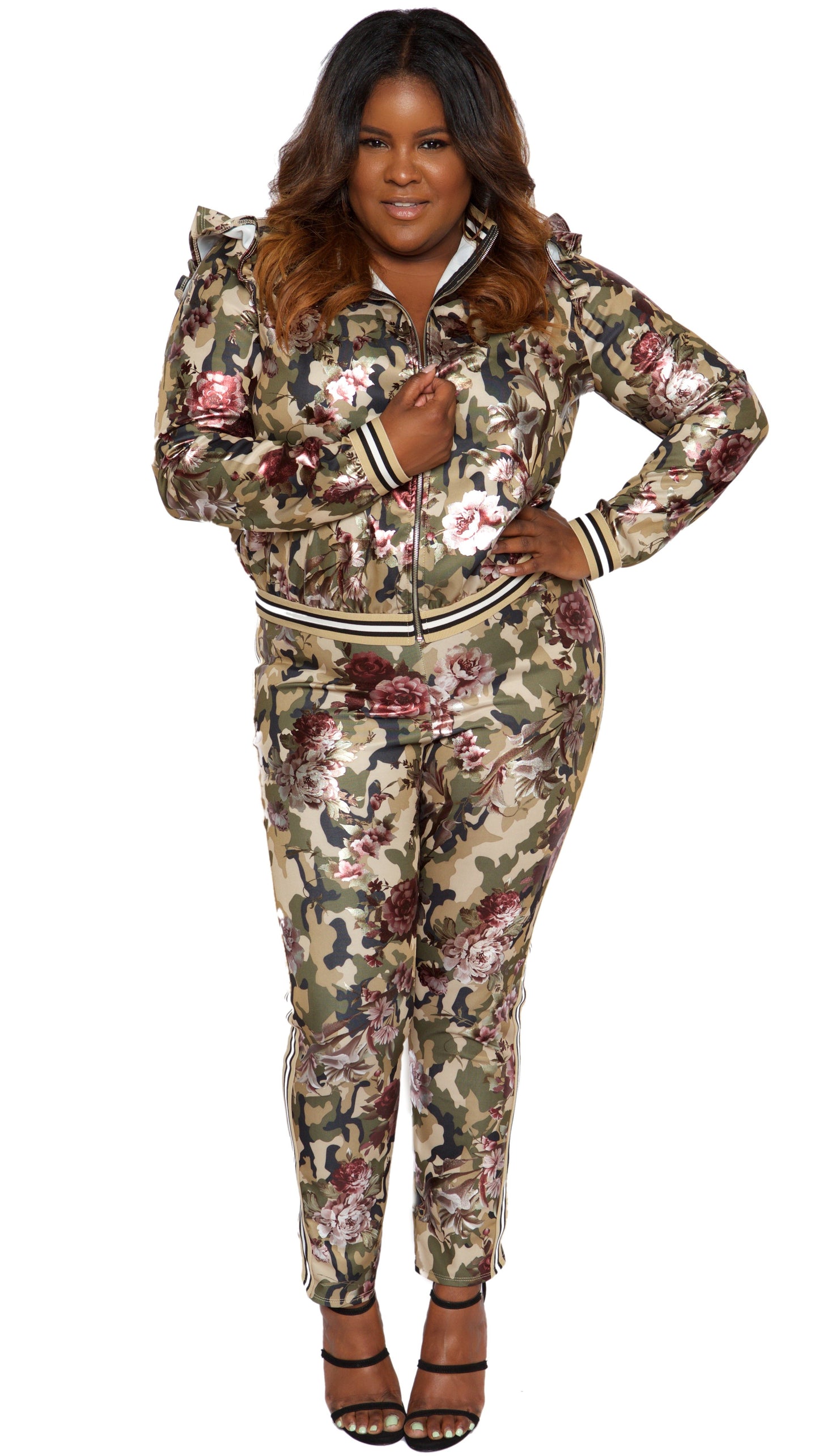 Army Bouquet 2 Pcs Pant Set-Pant Sets-Boughie-Boughie