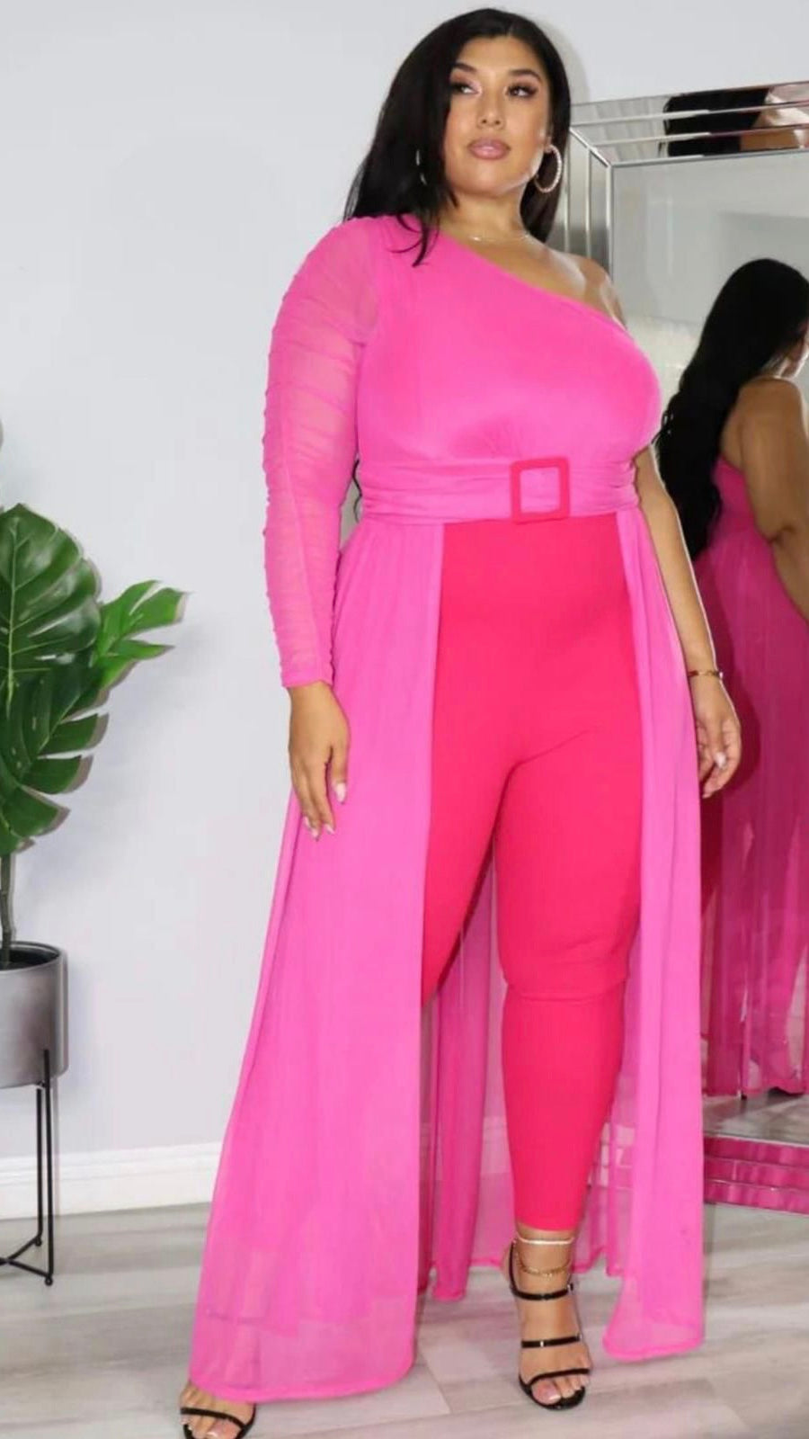 Bad Side Skirted Jumper (Pink)-Jumpers-Boughie-Boughie
