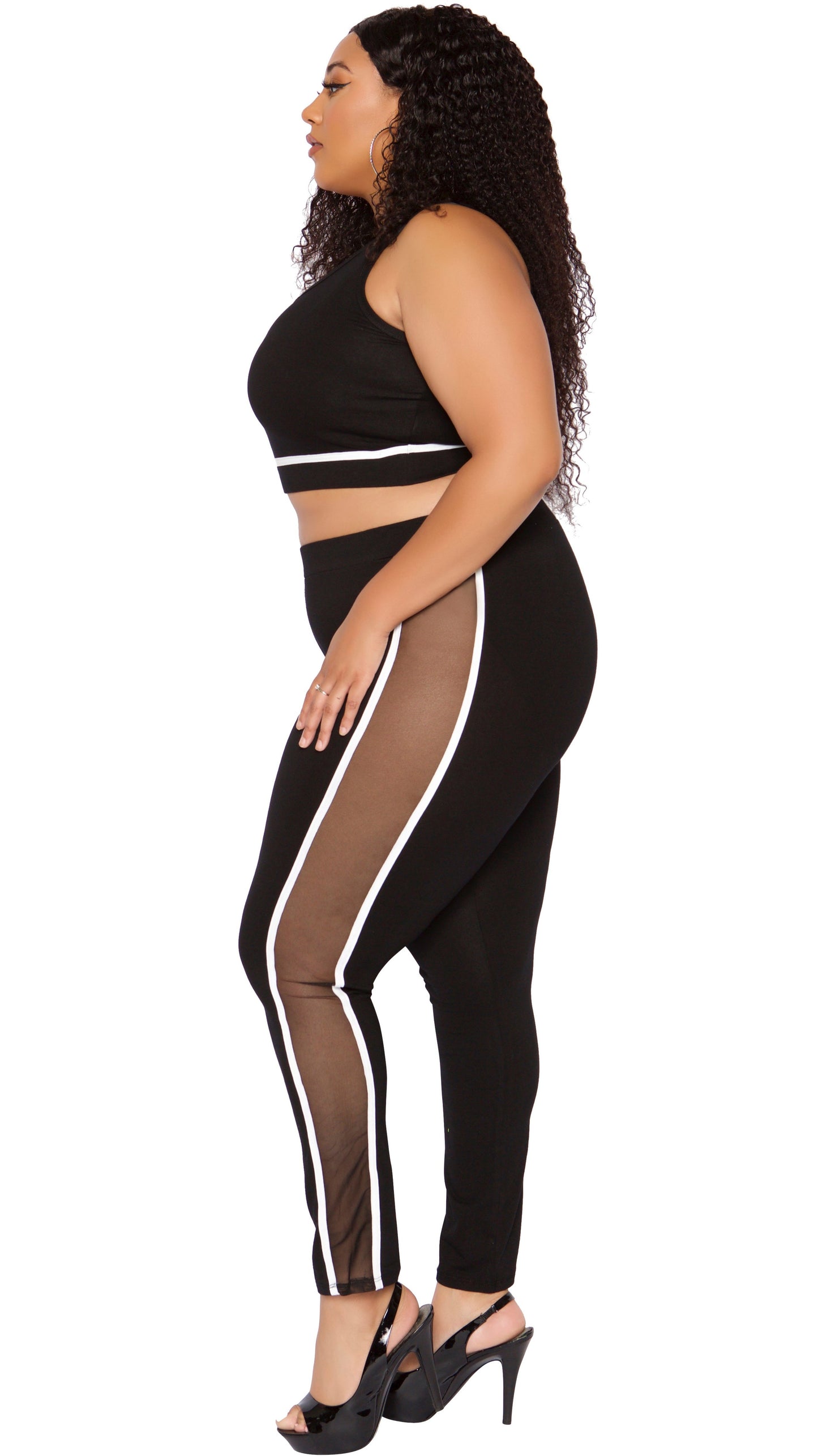 Bombay 2Pcs Pant Set (Black)-Pant Sets-Boughie-Boughie