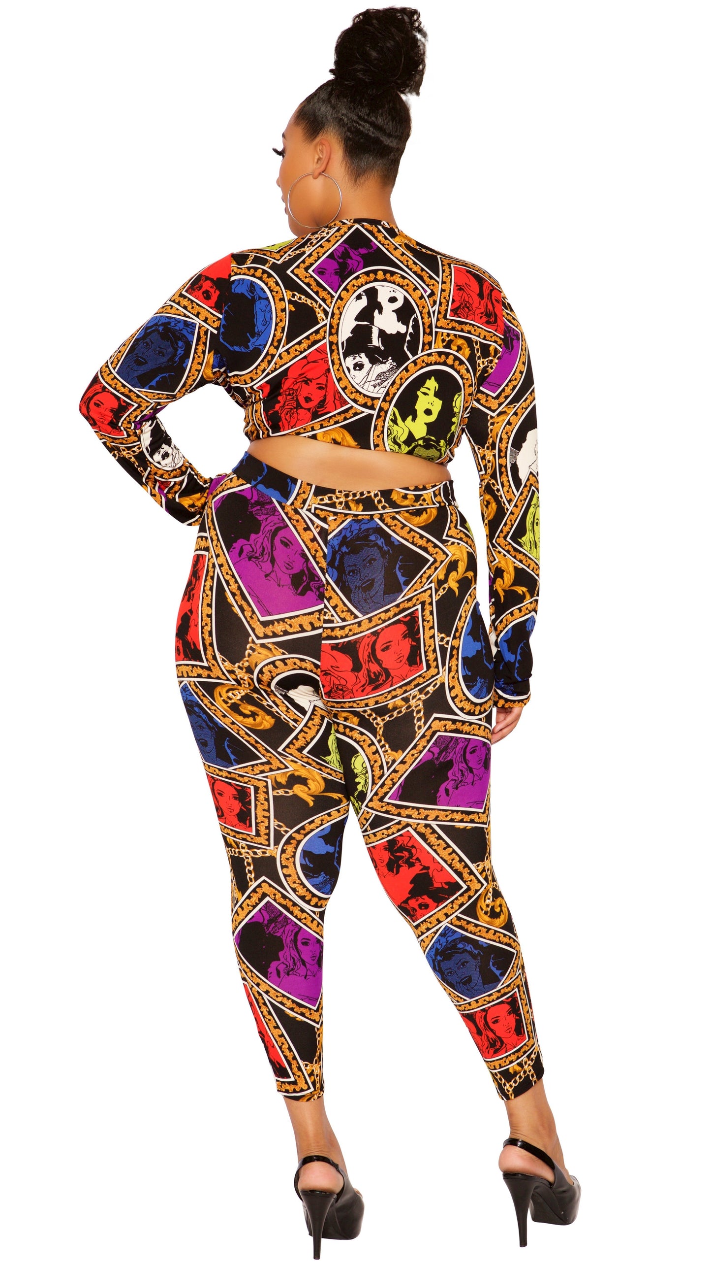 Diva 2Pcs Pant Set (Black)-Pant Sets-Boughie-Boughie