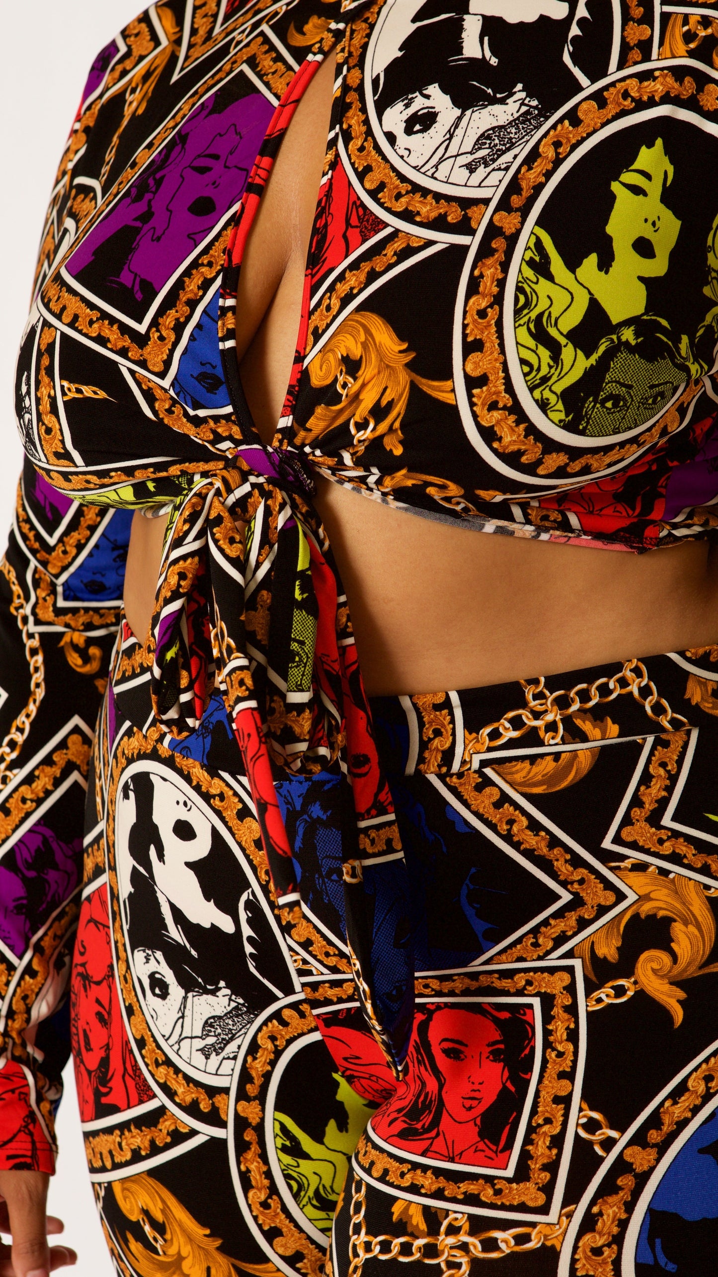 Diva 2Pcs Pant Set (Black)-Pant Sets-Boughie-Boughie