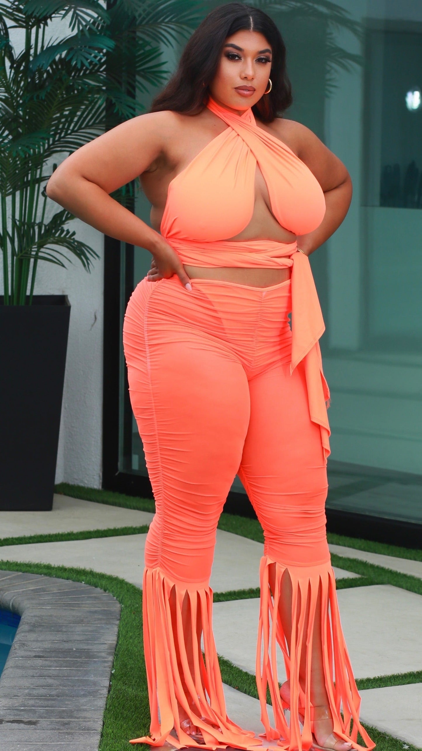 Dzignz Belizean Bad Gyal Set -Orange-Dzignz ByBoughie-Boughie