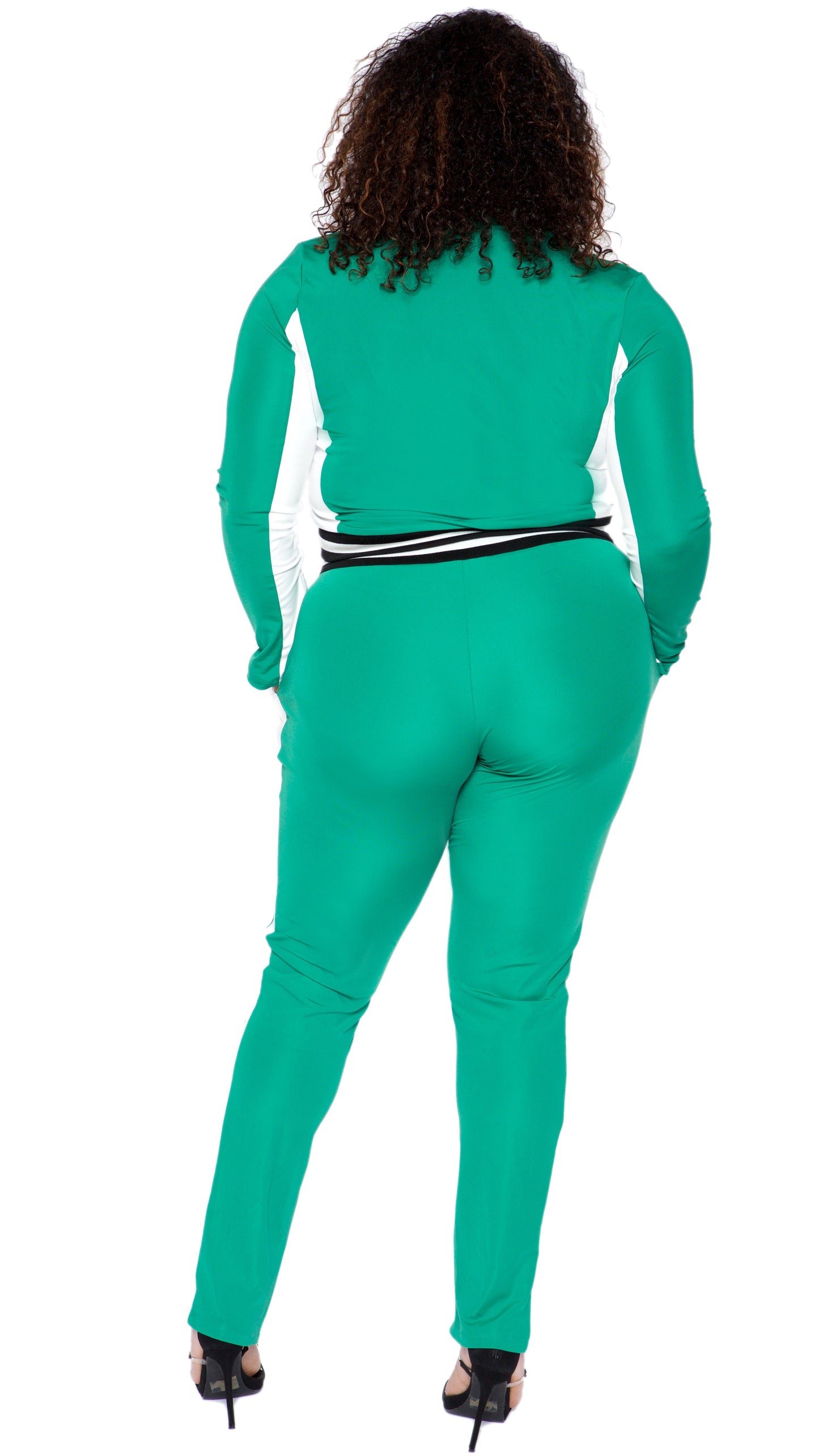 Effortless 2Pcs Pant Set (Green)-Pant Sets-Boughie-Boughie