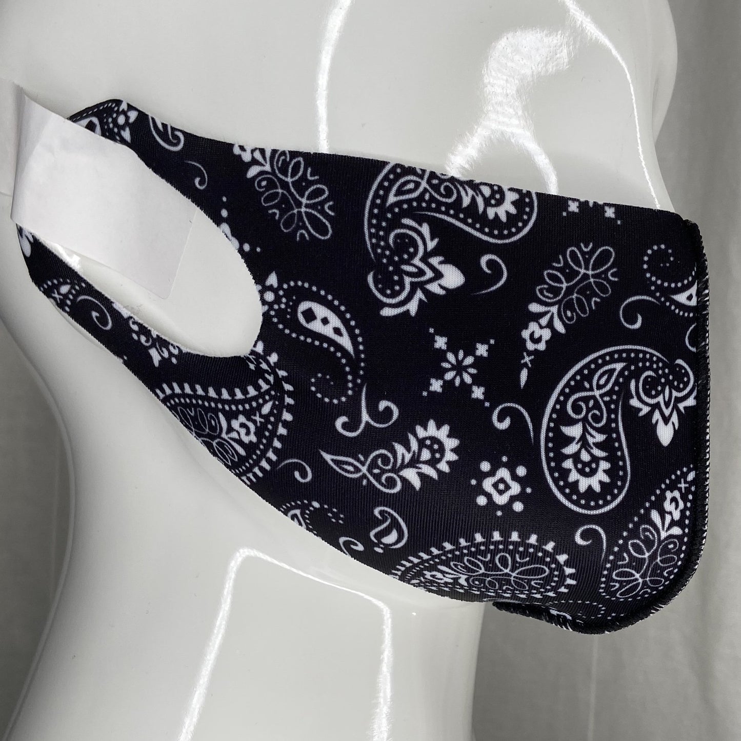 Fashion Mask (Black Bandana) In Stock-Boughie Curves-Boughie