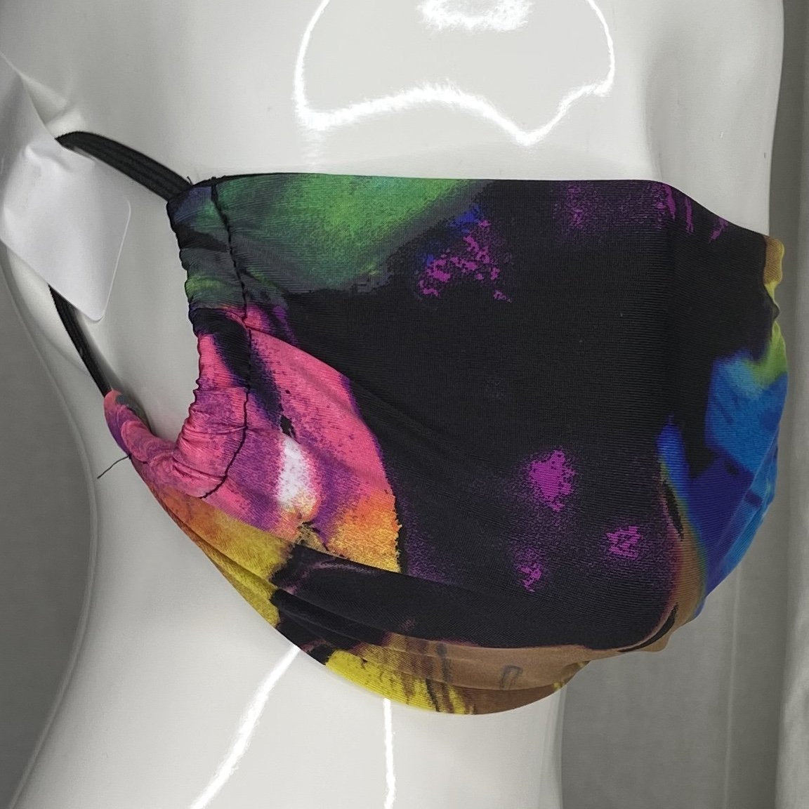 Fashion Mask (Blk/Multi) In Stock-Boughie Curves-Boughie