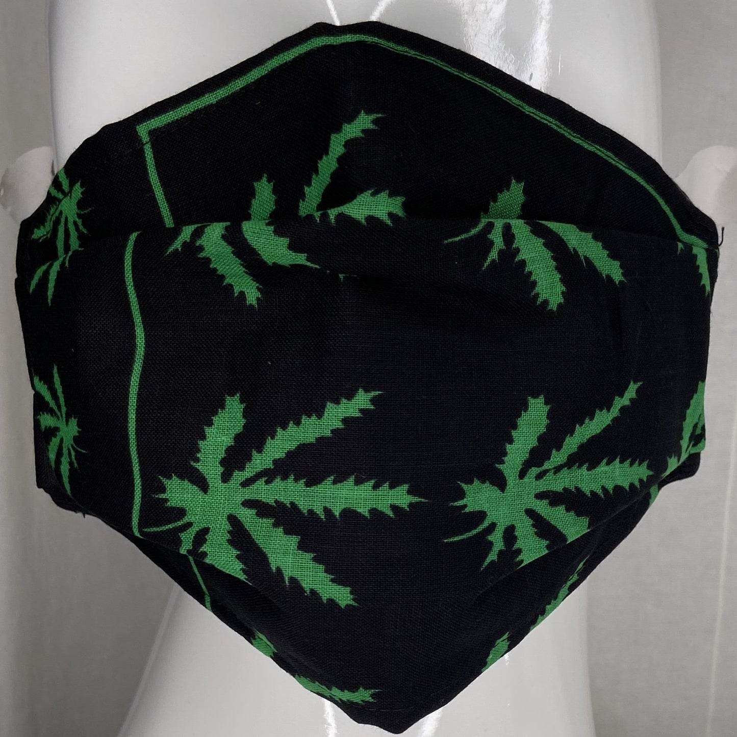 Fashion Mask (Marijuana Leaf) In Stock-Boughie Curves-Boughie