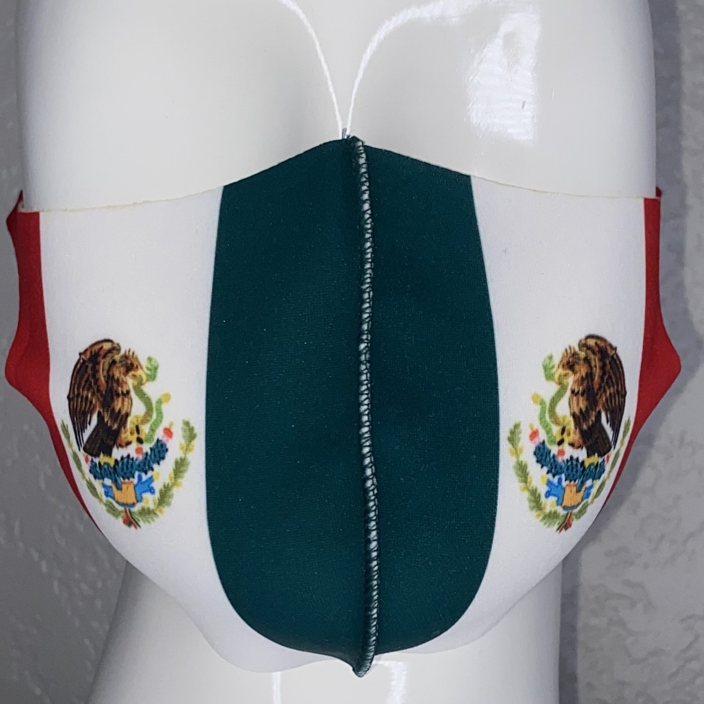 Fashion Mask (Mexican Flag) In Stock-Boughie Curves-Boughie