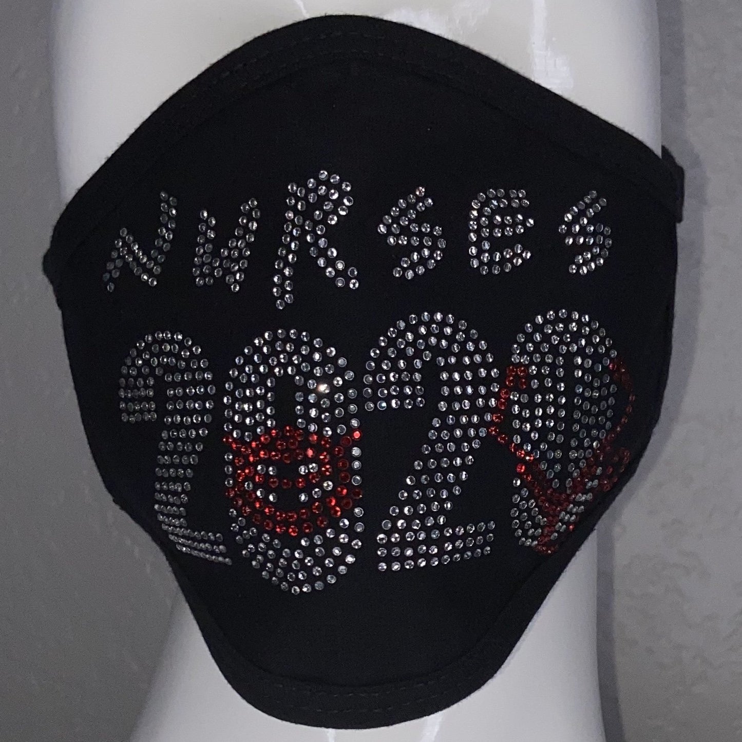 Fashion Mask Nurses 20 (Rhinestones) In Stock-Boughie Curves-Boughie