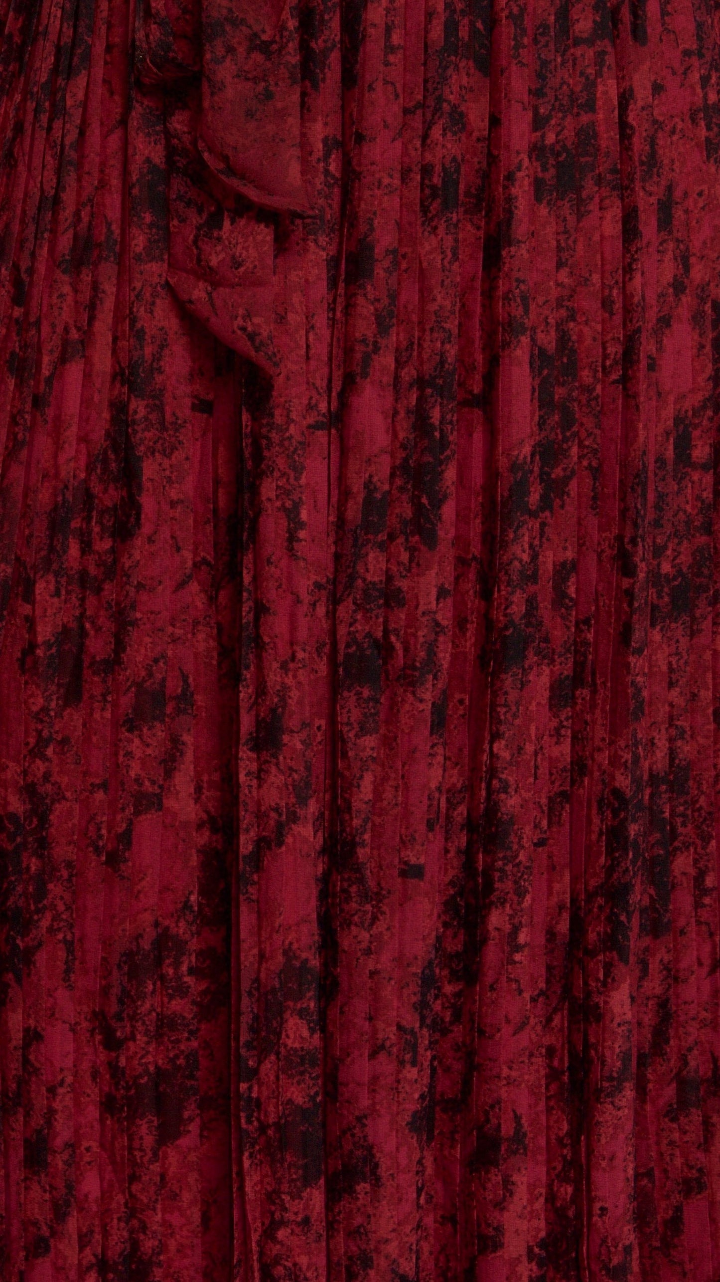 Flow For Days Skirt (Wine Print)-Skirt-Boughie-Boughie