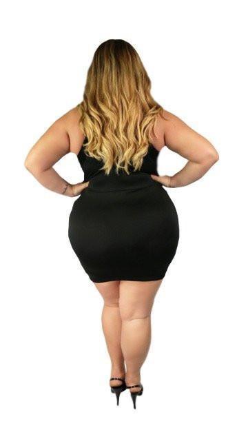 Hott To Trott Dress (Black)-Dresses-Boughie-Boughie