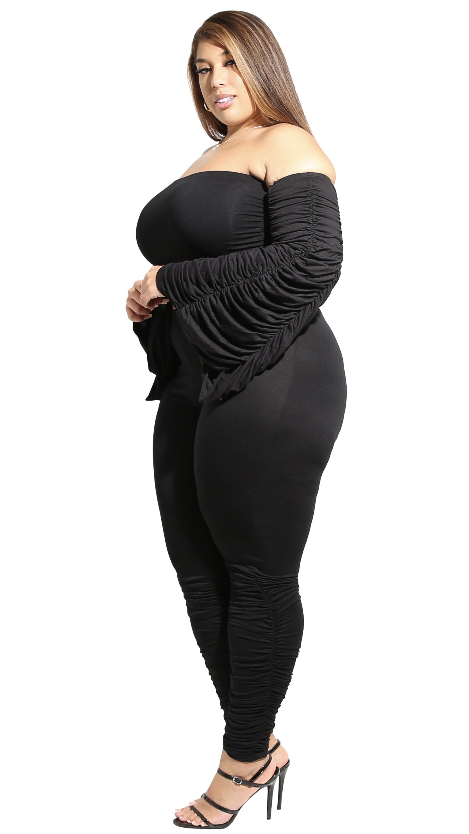 Killer 2Pcs Pant Set (Black)-Pant Sets-Boughie-Boughie