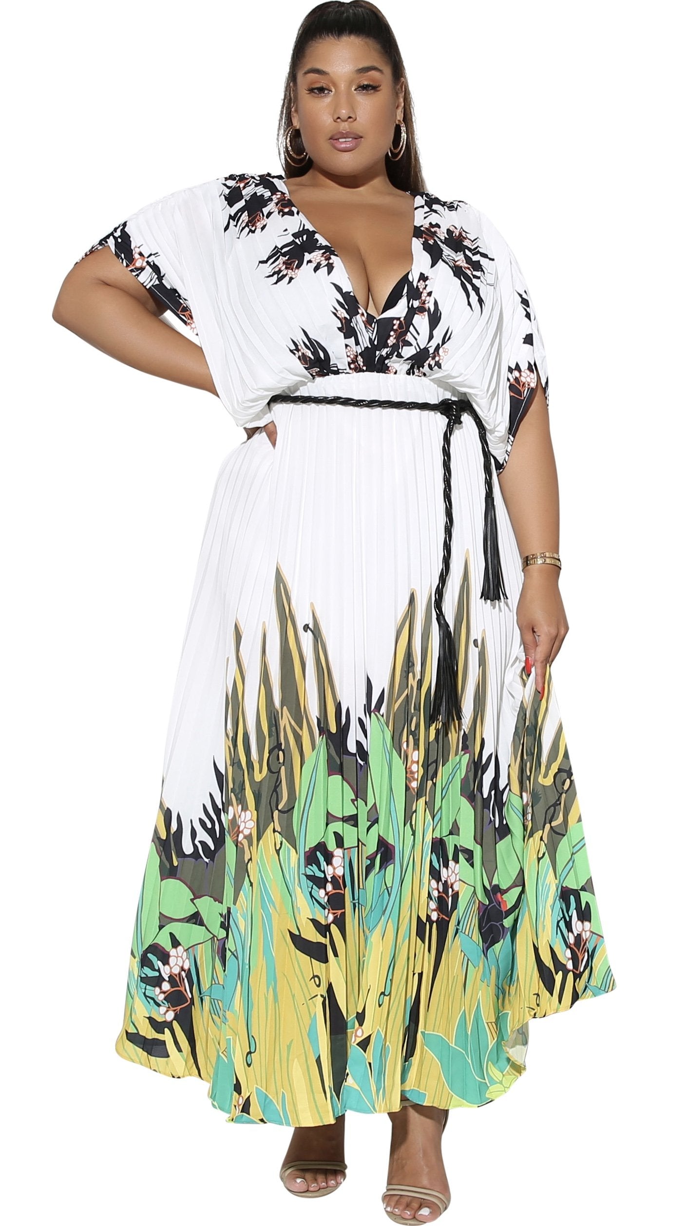 Natural Me Maxi Dress (Multi)-Maxi Dresses-Boughie-Boughie
