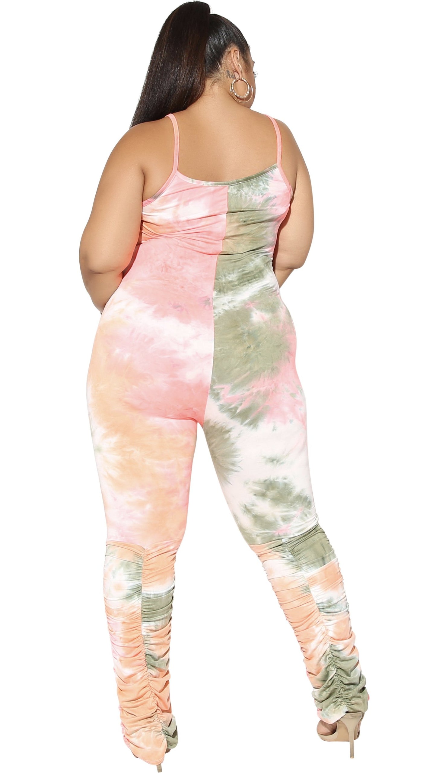 Playtime Jumper (Peach/Olive/Pink Tie Dye)-Jumpers-Boughie-Boughie