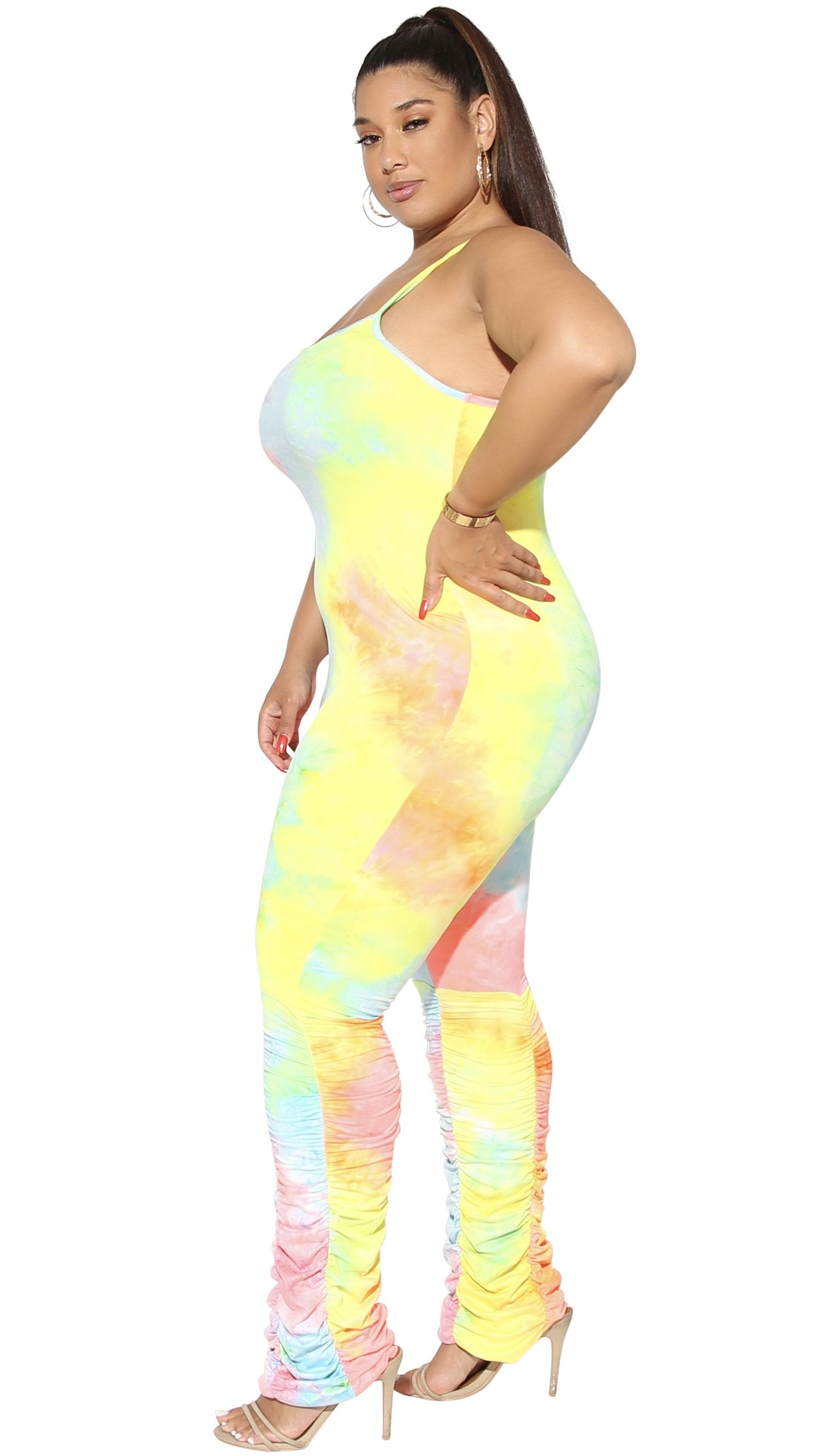 Playtime Jumper (Yellow/Pink/Blue Tie Dye)-Jumpers-Boughie-Boughie