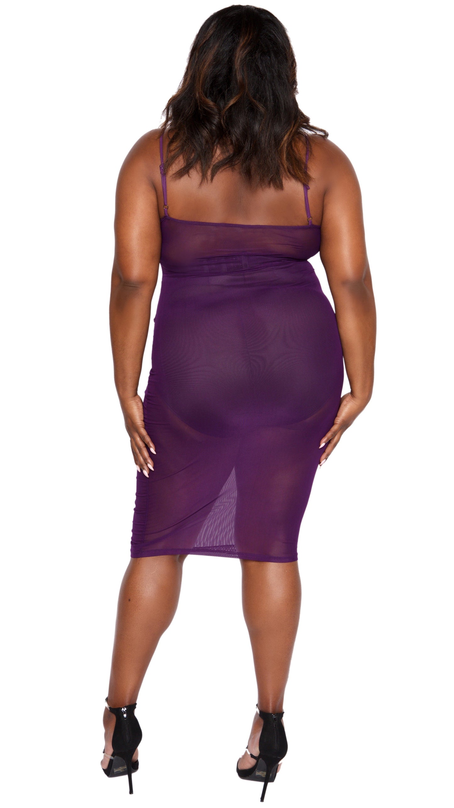 Purple Haze Mesh Dress-Dresses-Boughie-Boughie