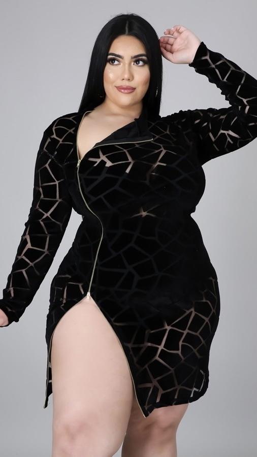 Reminisce Dress (Black)-Dresses-Boughie-Boughie