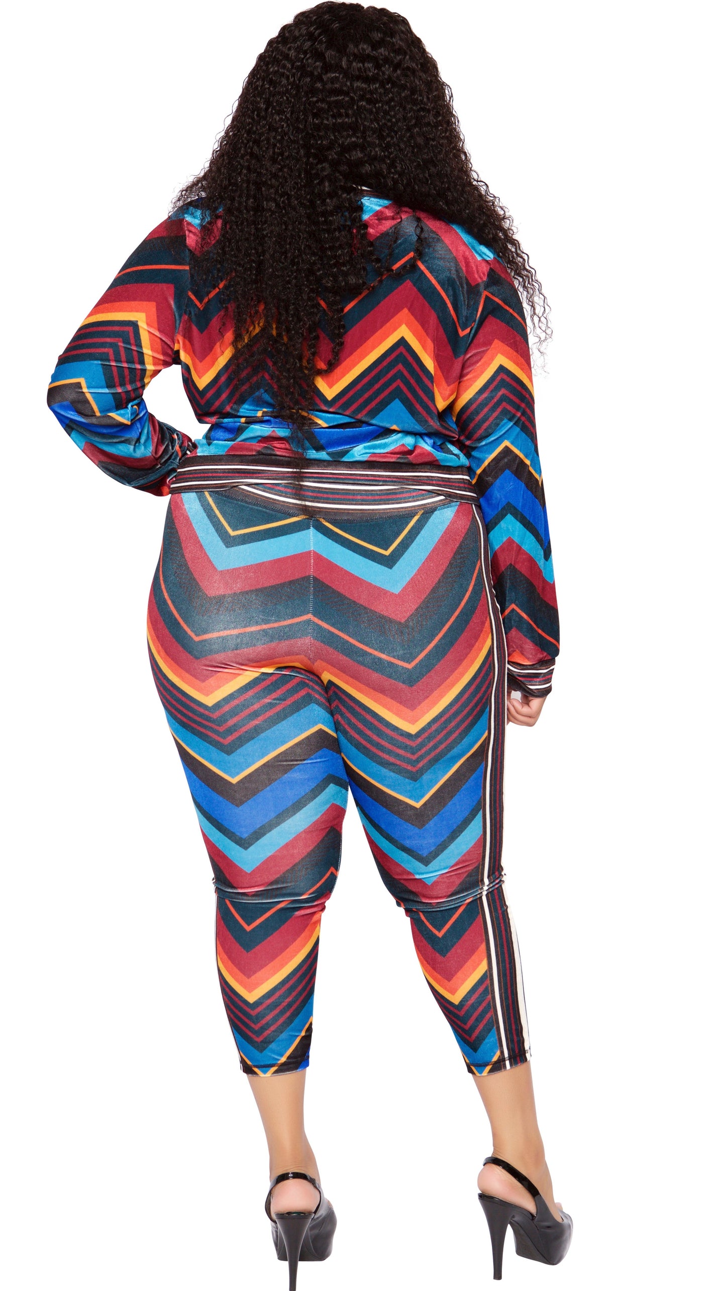 Retro 2Pcs Set (Multi)-Pant Sets-Boughie-Boughie