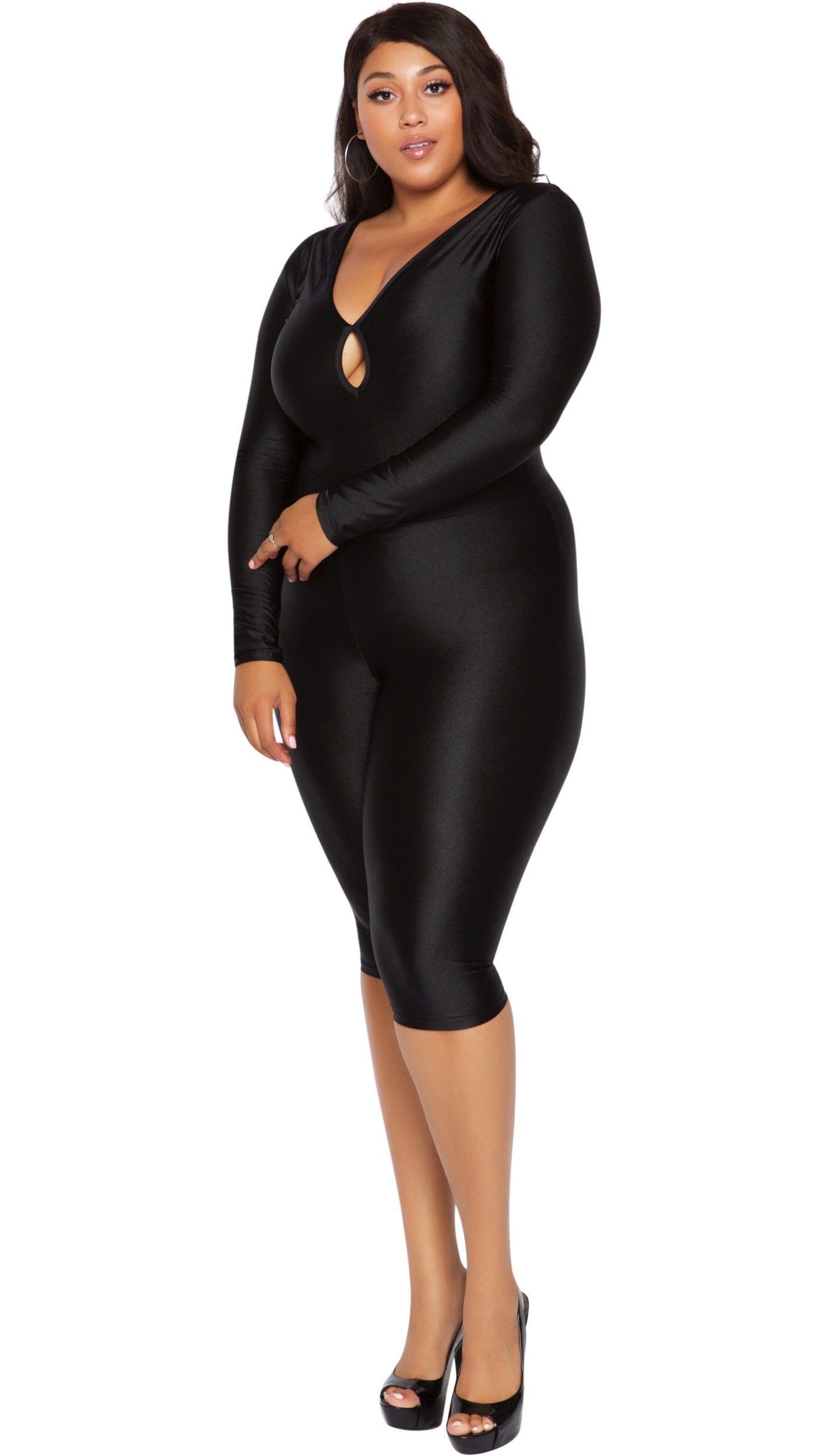 Sleek 2Pcs Short Set (Black)-Short sets-Boughie-Boughie