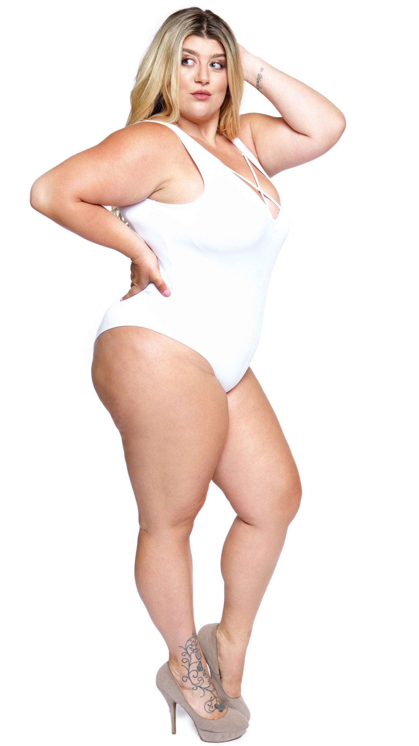 Snow Bodysuit (White)-Bodysuits-Boughie-Boughie