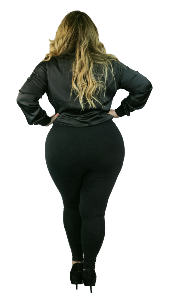 So Silky Bomber Jacket (Black)-Jackets-Boughie-Boughie