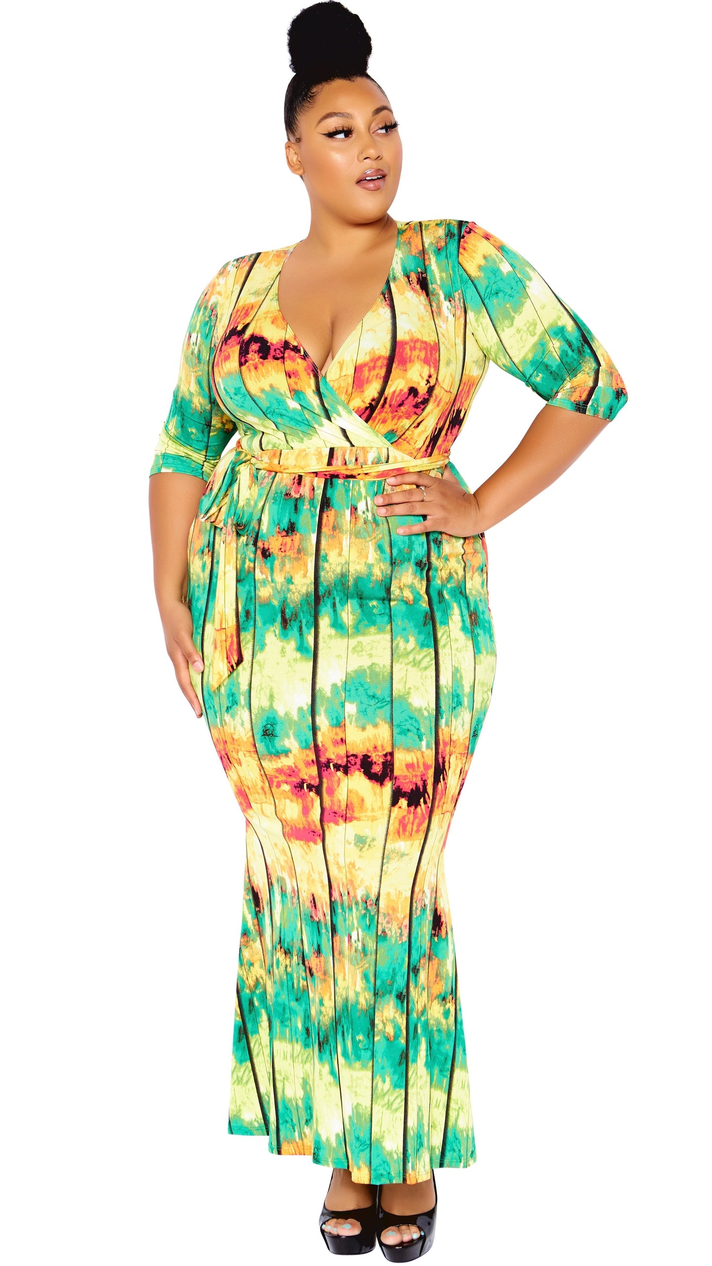 Stallion Maxi Dress (Multi)-Maxi Dresses-Boughie-Boughie