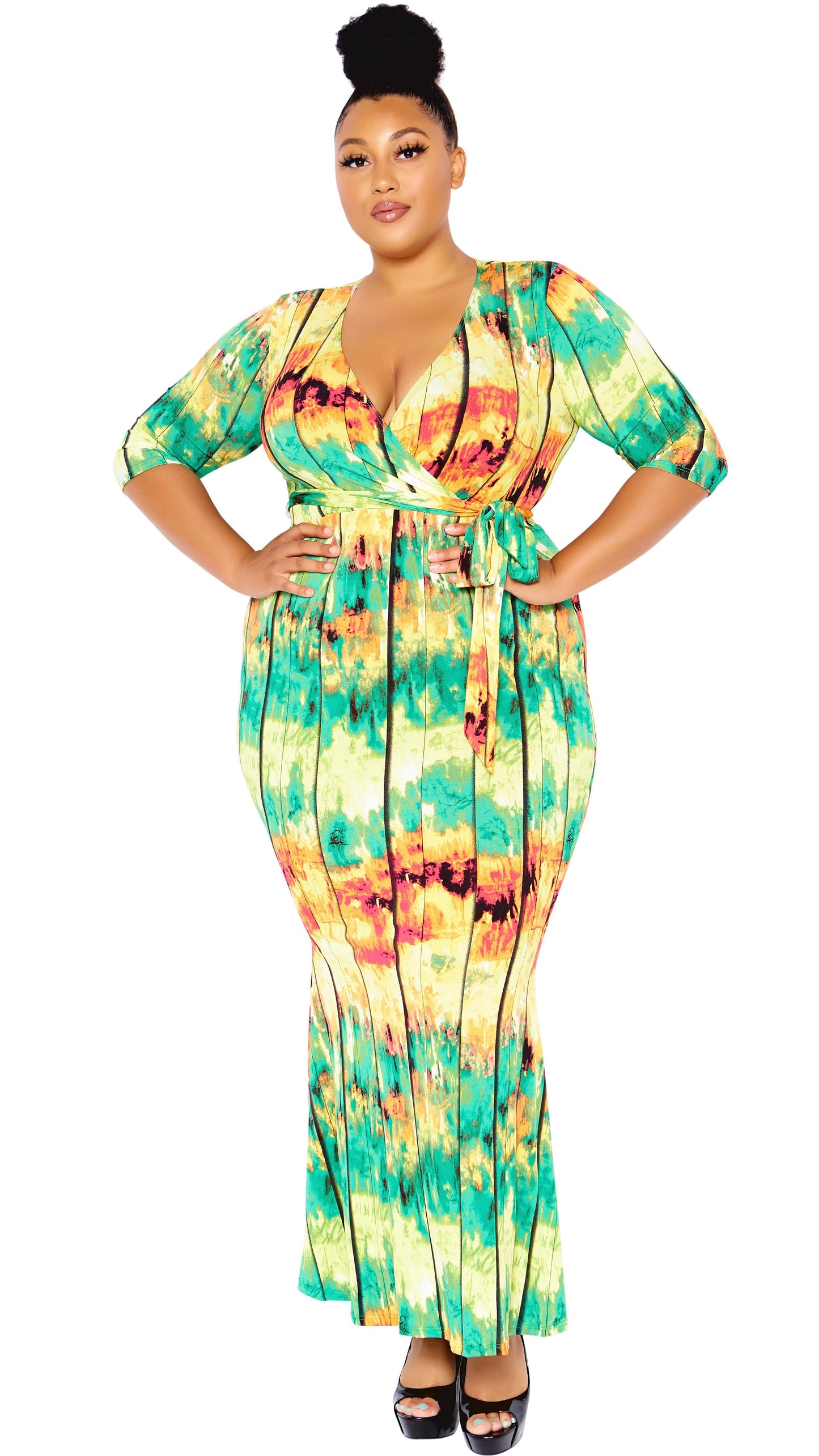 Stallion Maxi Dress (Multi)-Maxi Dresses-Boughie-Boughie