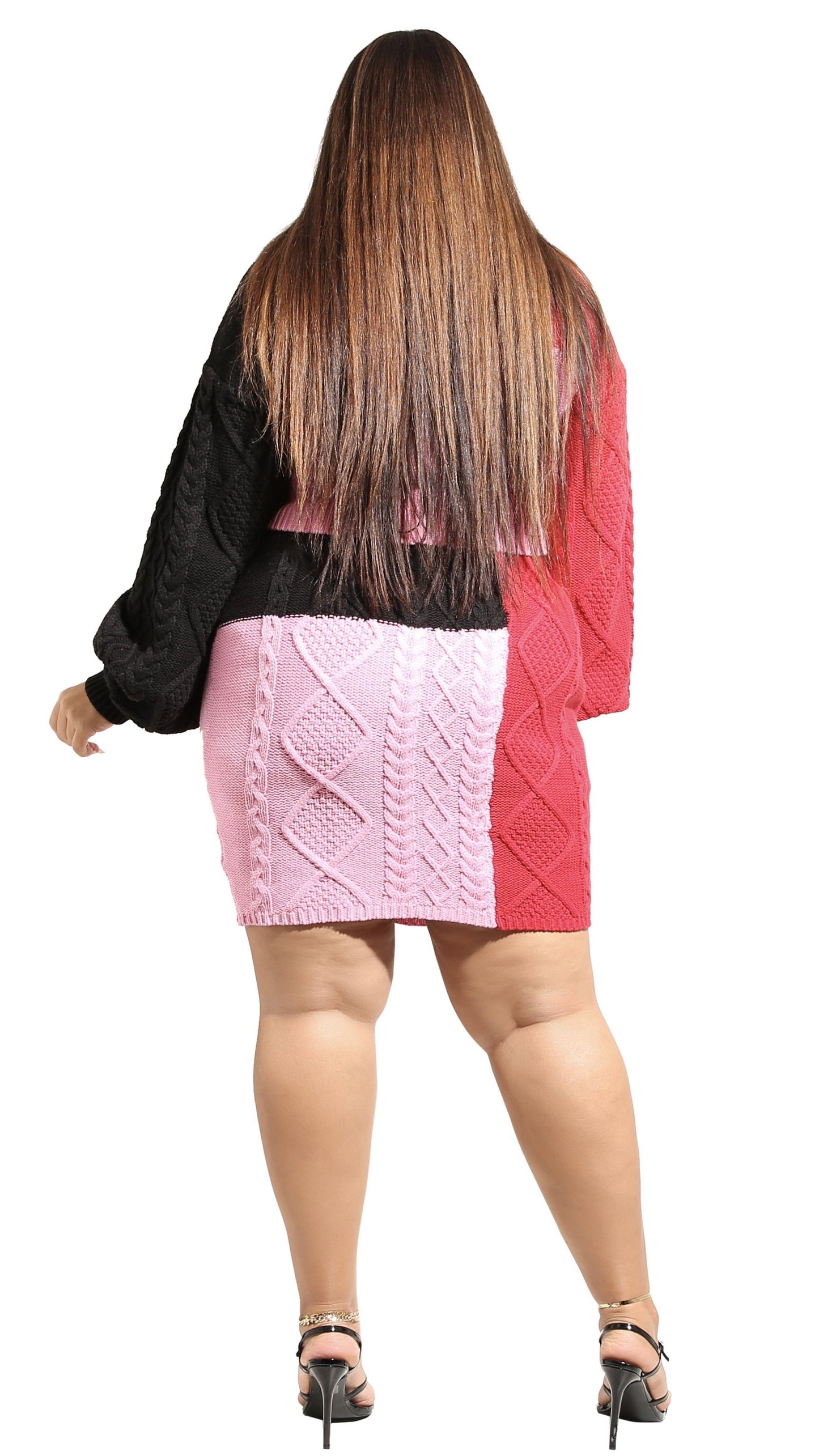 Stay Ready 2Pcs Skirt Set (Pink/Red/Black)-Skirt Sets-Boughie-Boughie