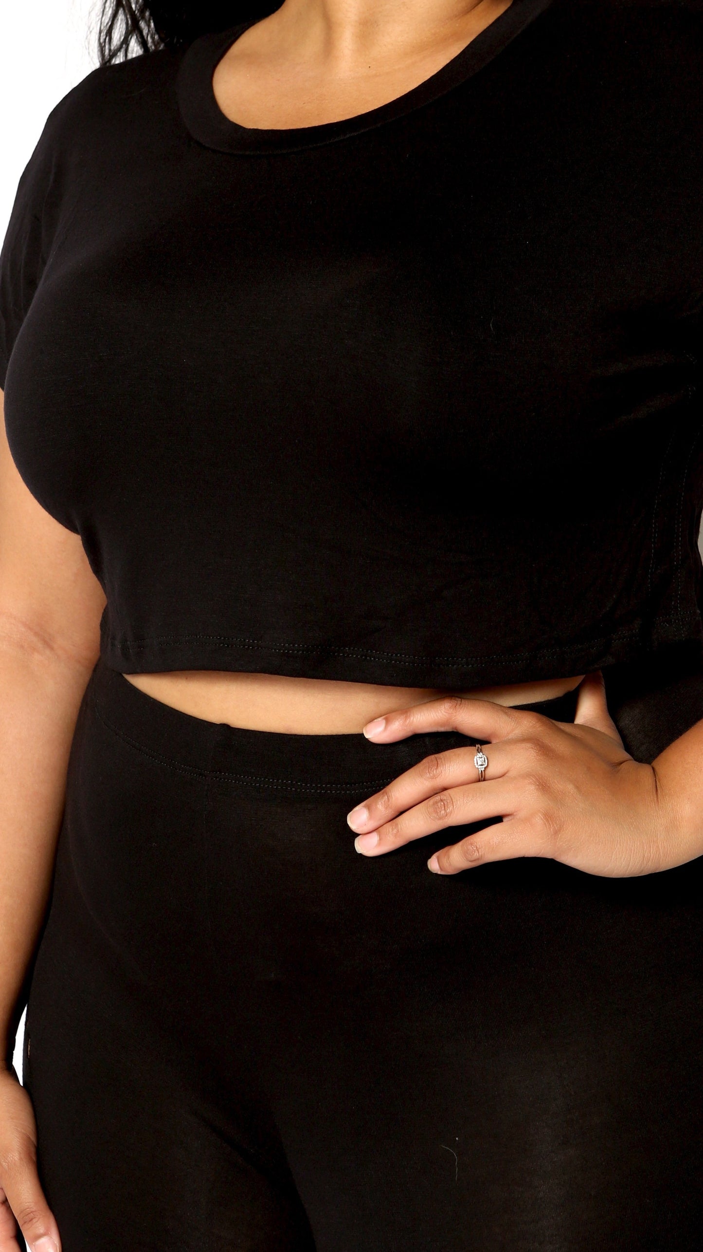 Stormy Night 2Pcs Pant Set (Black)-Pant Sets-Boughie-Boughie