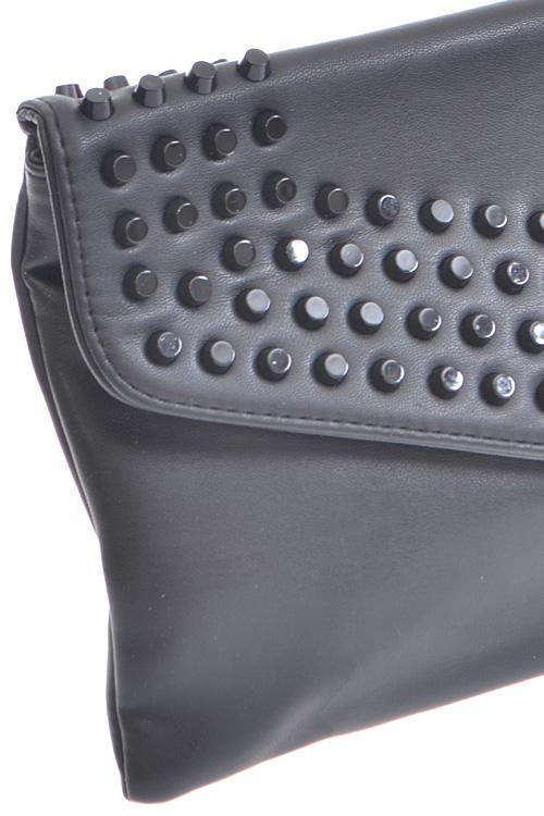 Studded Snap Clutch (2 Colors)-Accessories-Boughie-Boughie