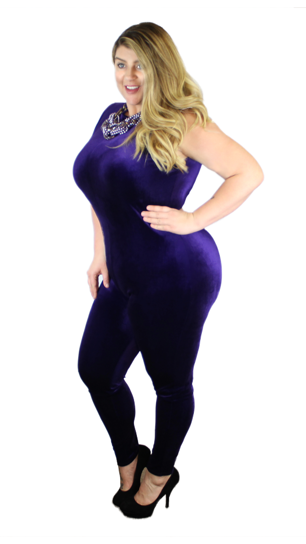 Sweet Velvet Jumper (Purple)-Jumpers-Boughie-Boughie