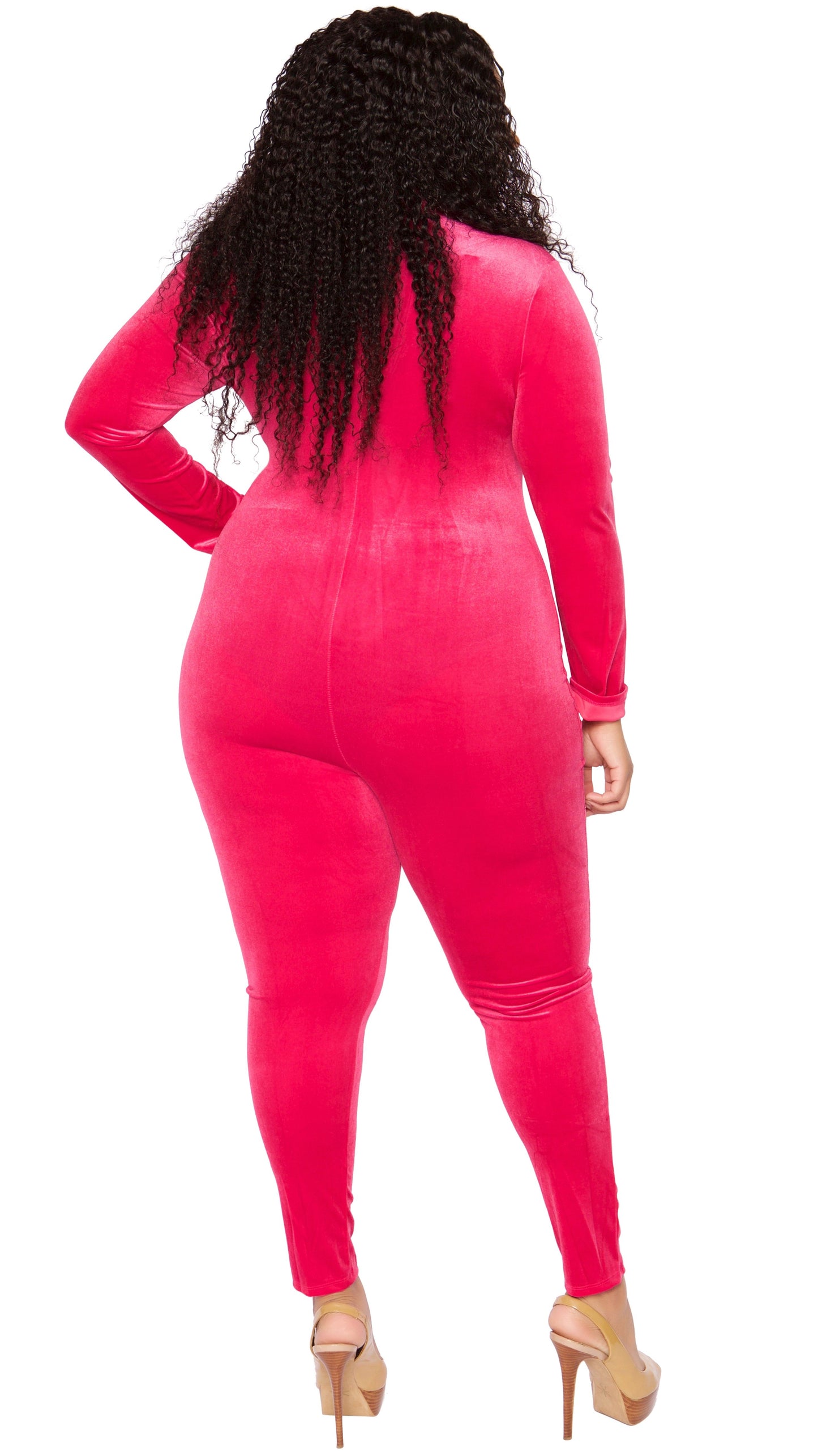 Tempted To Touch Velvet Jumper (Pink)-Jumpers-Boughie-Boughie