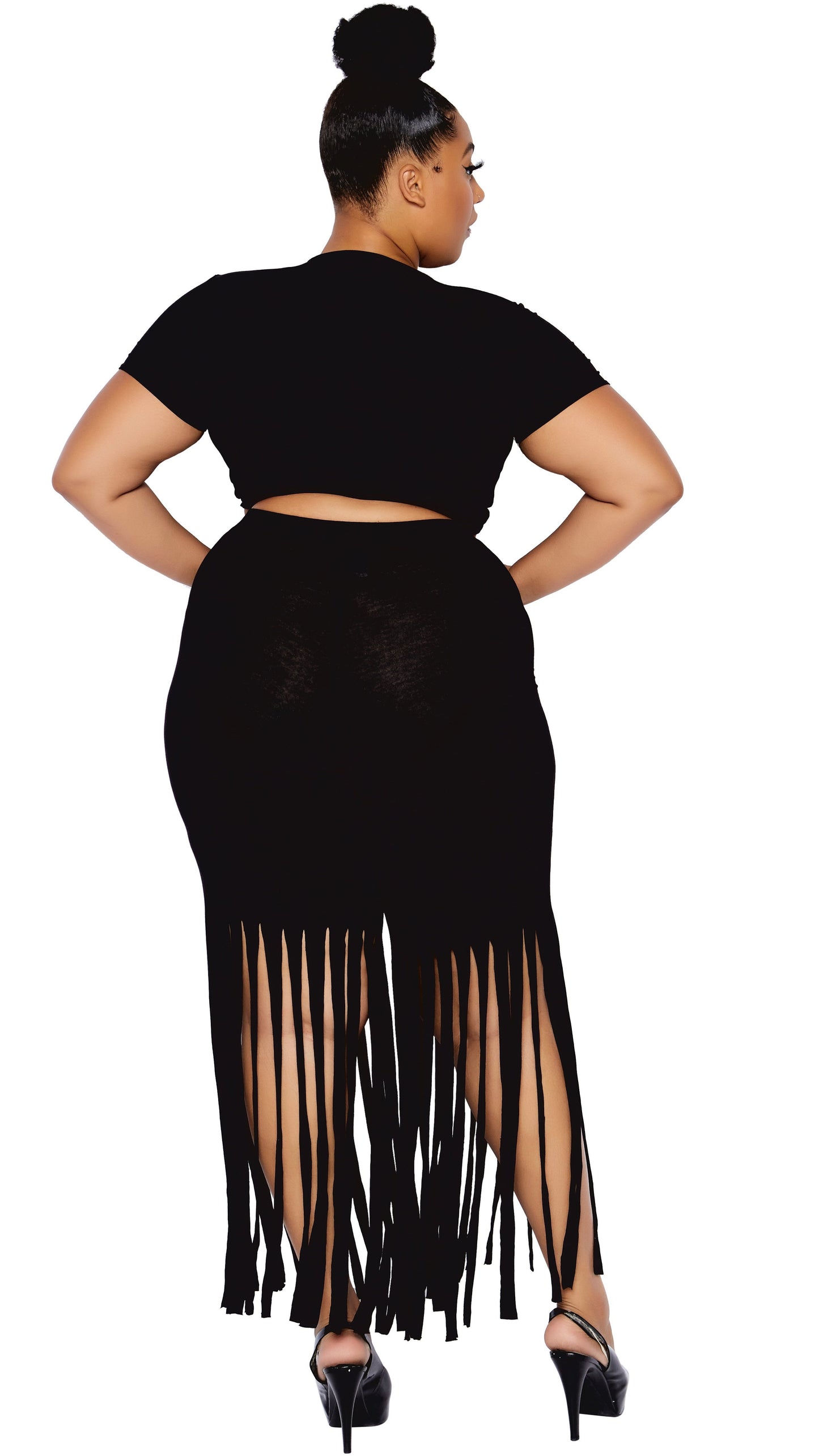 The Way It Is 2Pcs Pant Set (Black)-Pant Sets-Boughie-Boughie