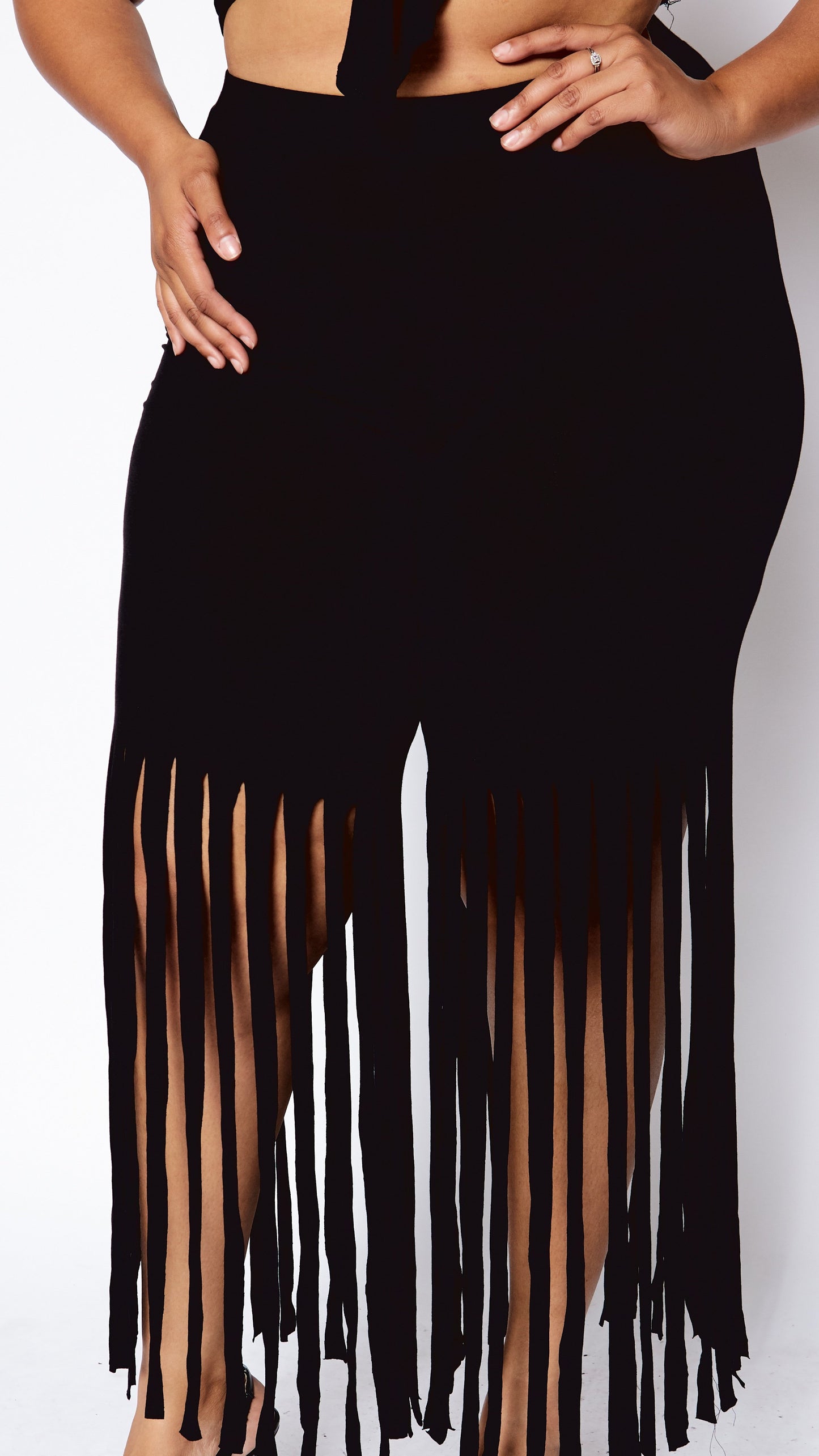 The Way It Is 2Pcs Pant Set (Black)-Pant Sets-Boughie-Boughie