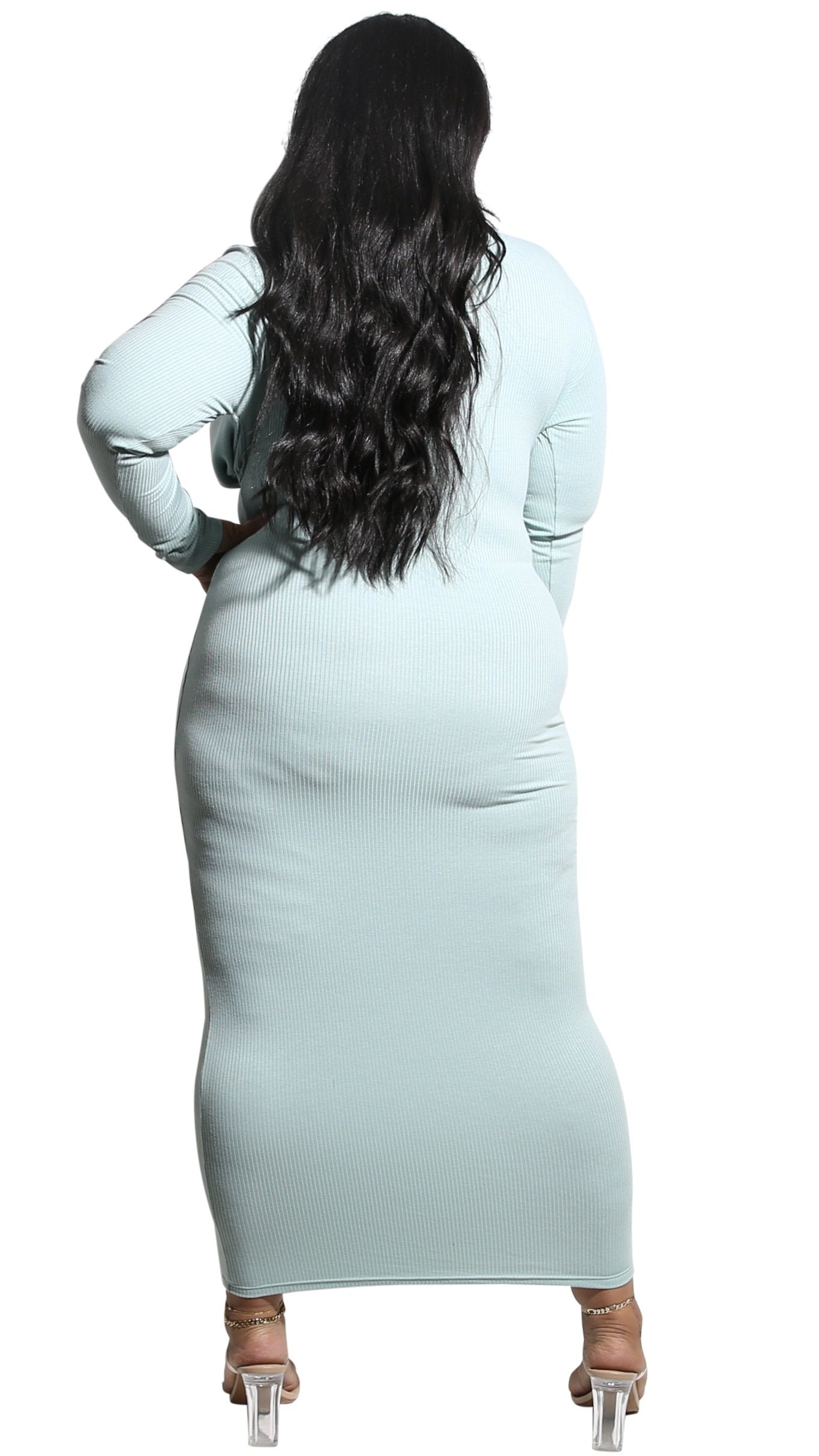 Two Can Play That Game Maxi Dress (Sage)-Maxi Dresses-Boughie-Boughie