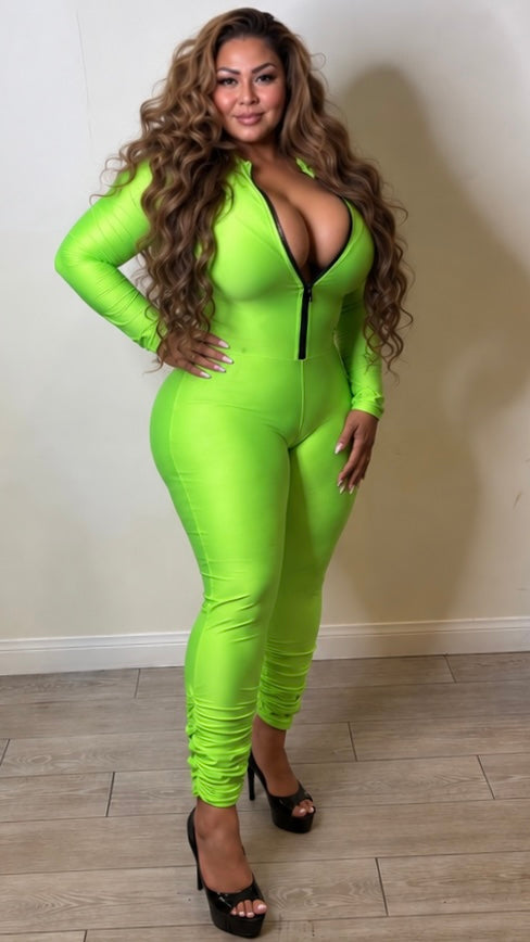 Just Chic Jumper (Neon Green)