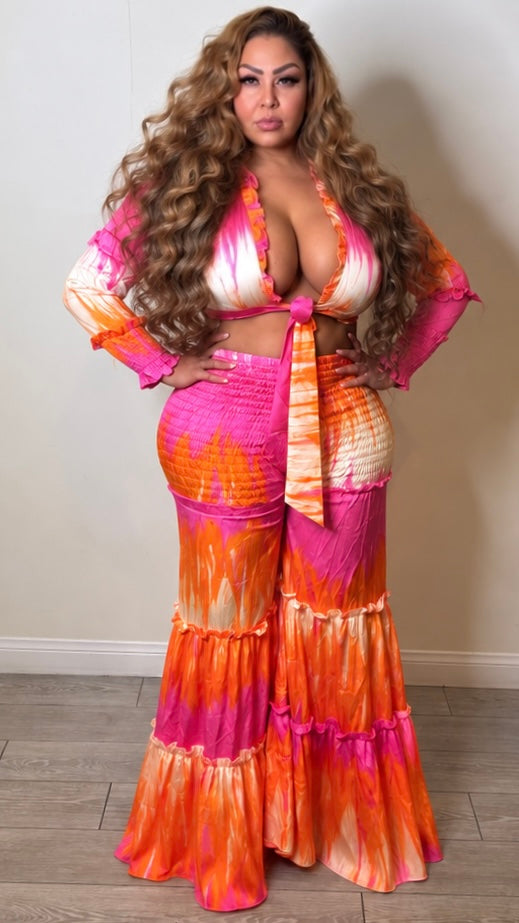 Sunset 2Pcs Pant Set (Multi)