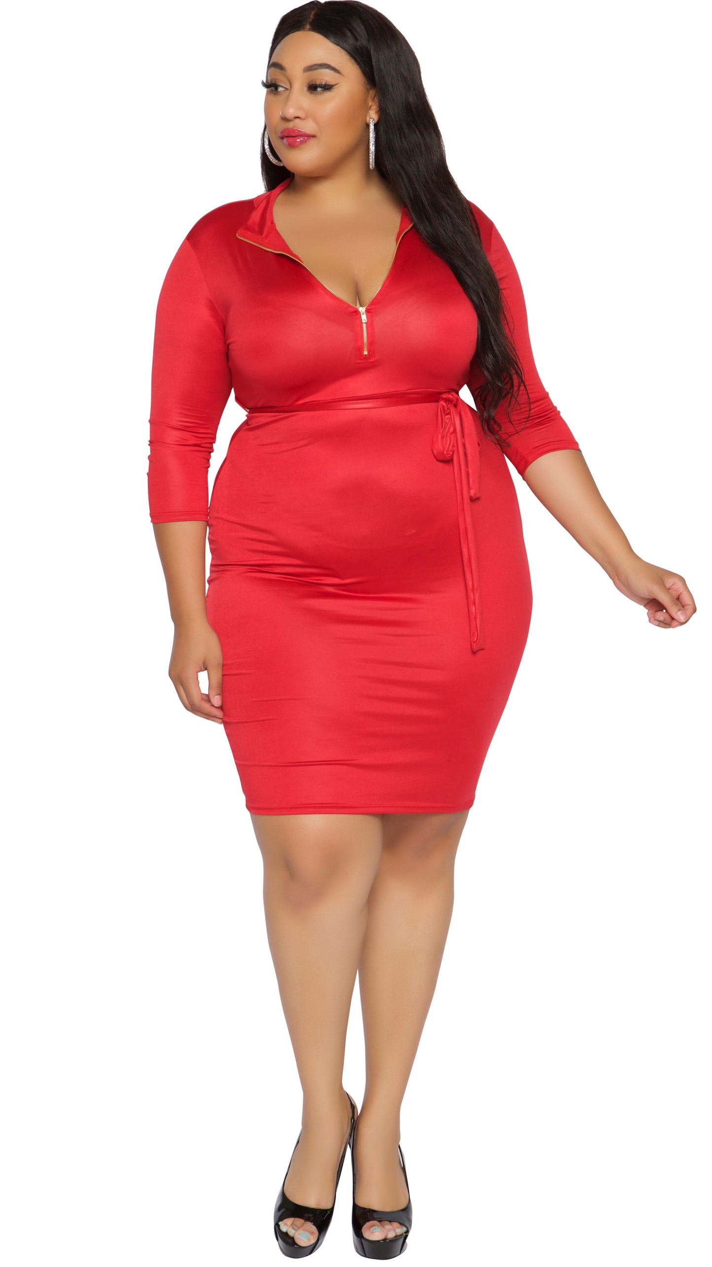 Beyond You Dress (Red)-Dresses-Boughie-Boughie