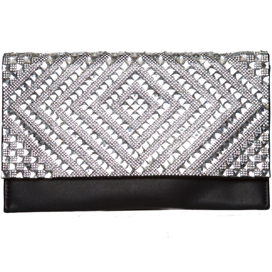Bling Bling Clutch (Black)-Accessories-Boughie-Black-Boughie