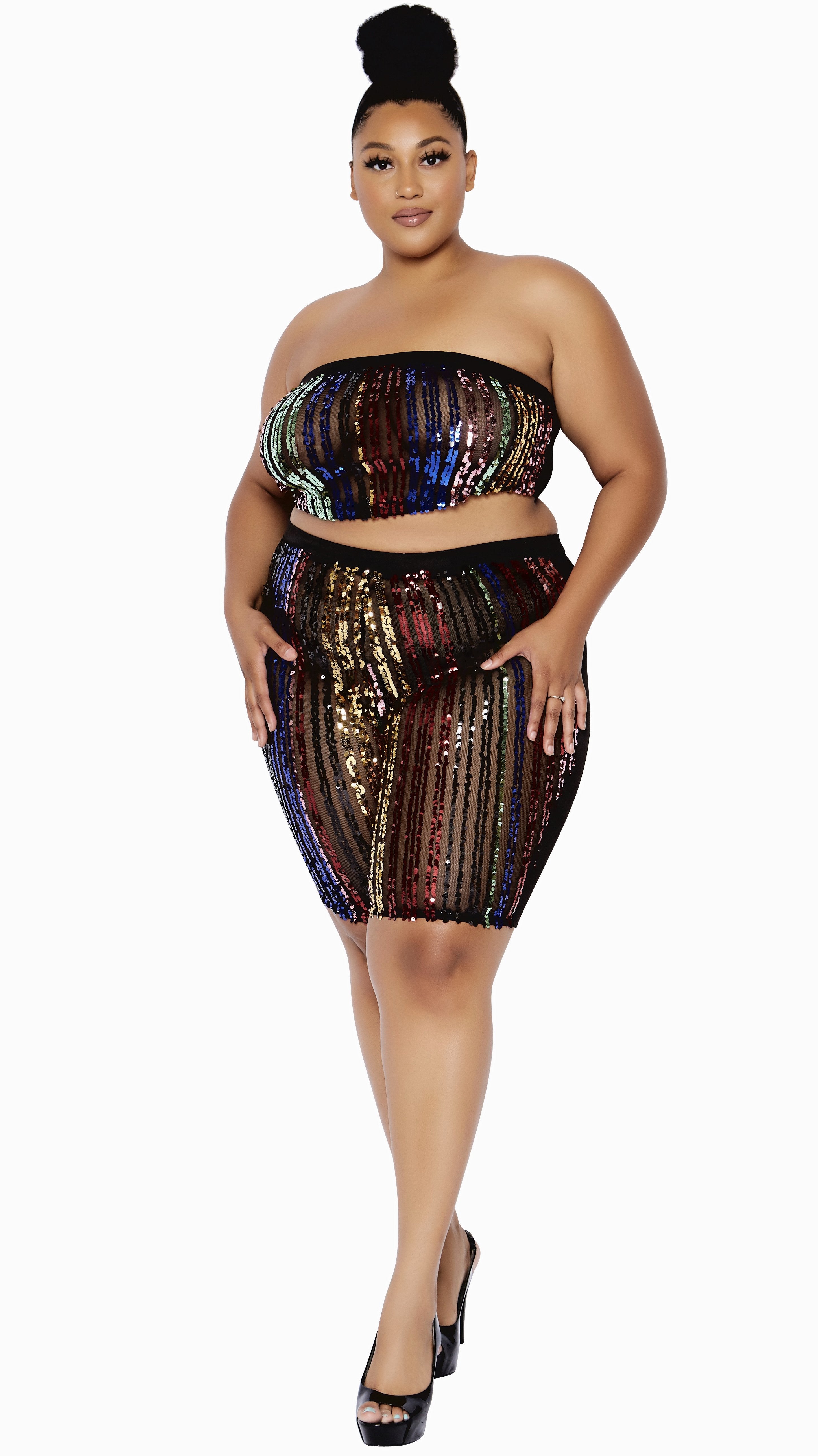 Plus Size Short Set 1x 2x 3x – Boughie Curves