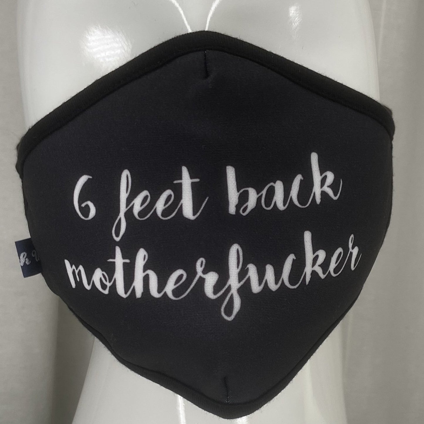 Fashion Mask 6Ft Back Mf (Black) In Stock-Boughie Curves-Boughie