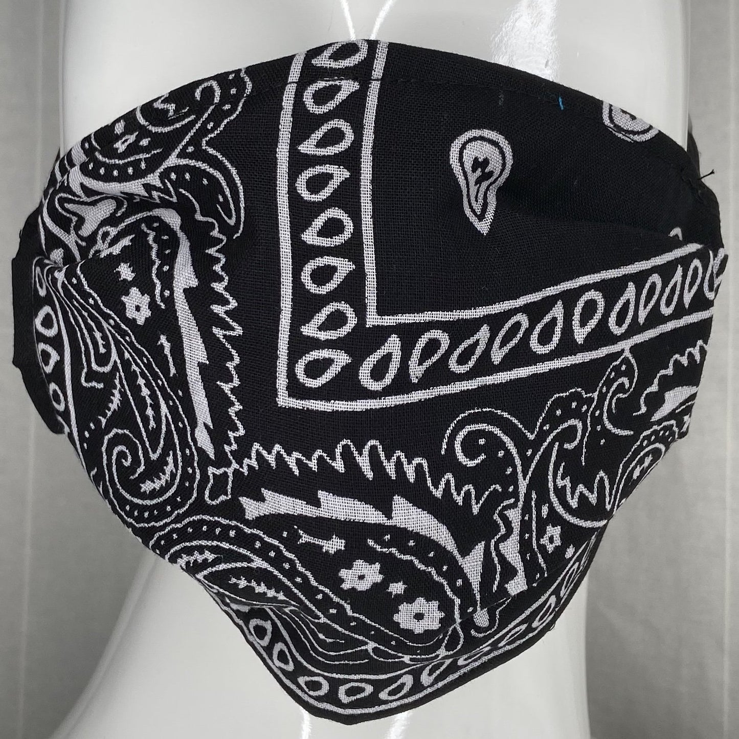 Fashion Mask (Black Bandana) In Stock-Boughie Curves-Boughie