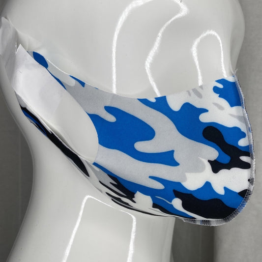 Fashion Mask (Blue Camo) In Stock-Boughie Curves-Boughie