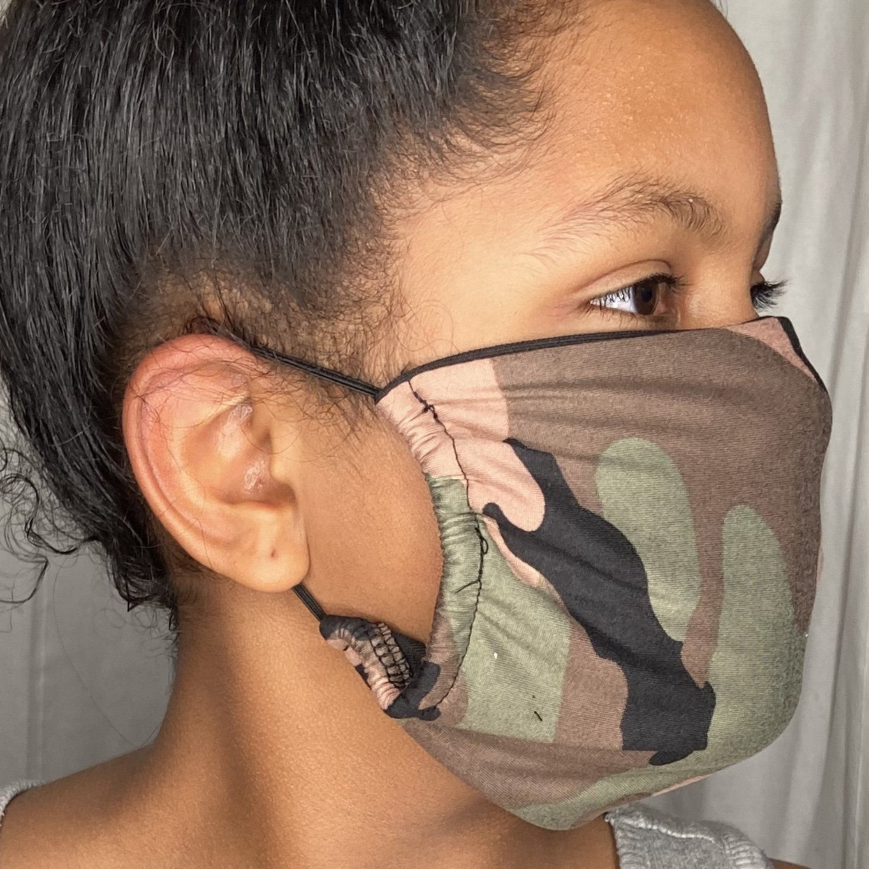 Fashion Mask (Blush Camo) In Stock-Boughie Curves-Boughie