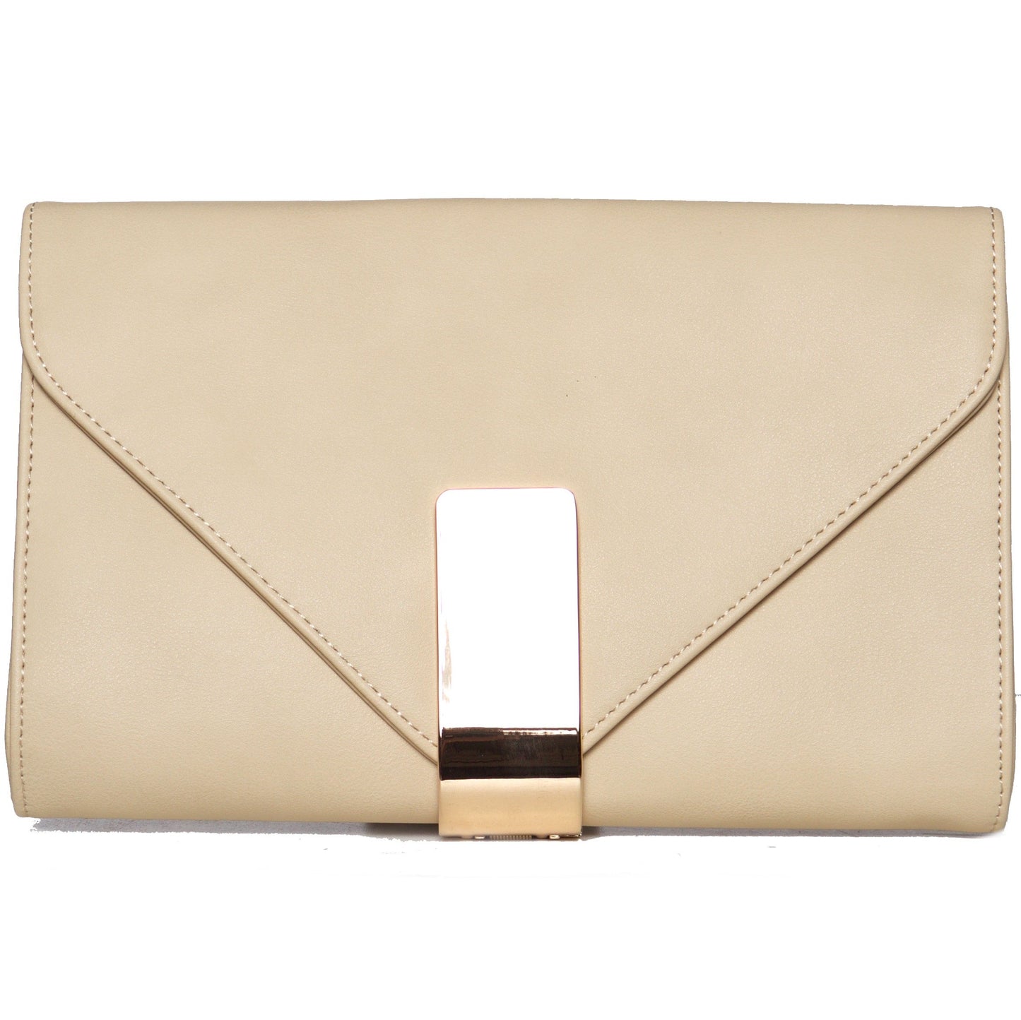 Golden Clip Clutch (2 Colors)-Accessories-Boughie-Eggshell-Boughie