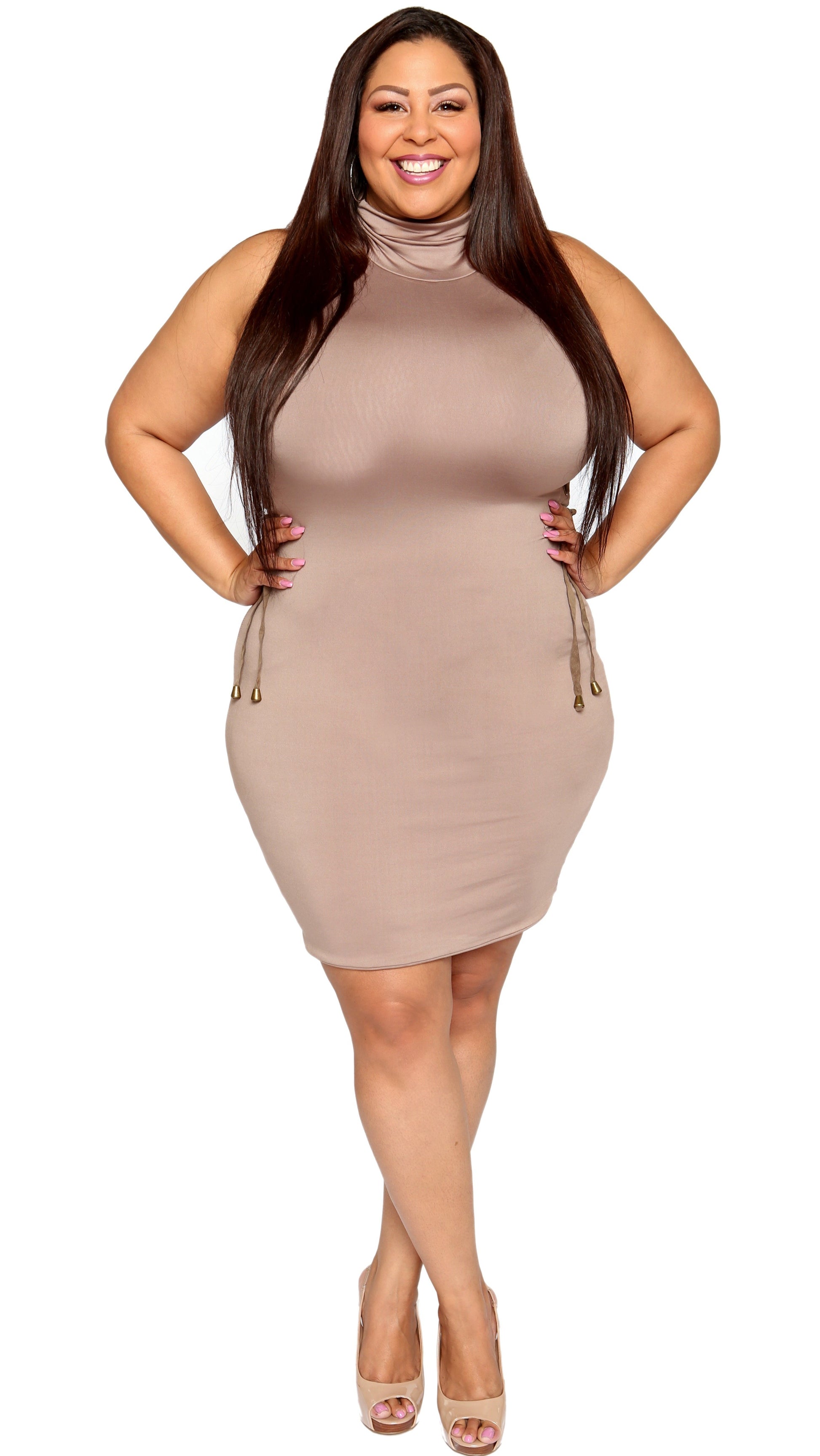 Mocha Latte Dress-Dresses-Boughie-2x-Boughie