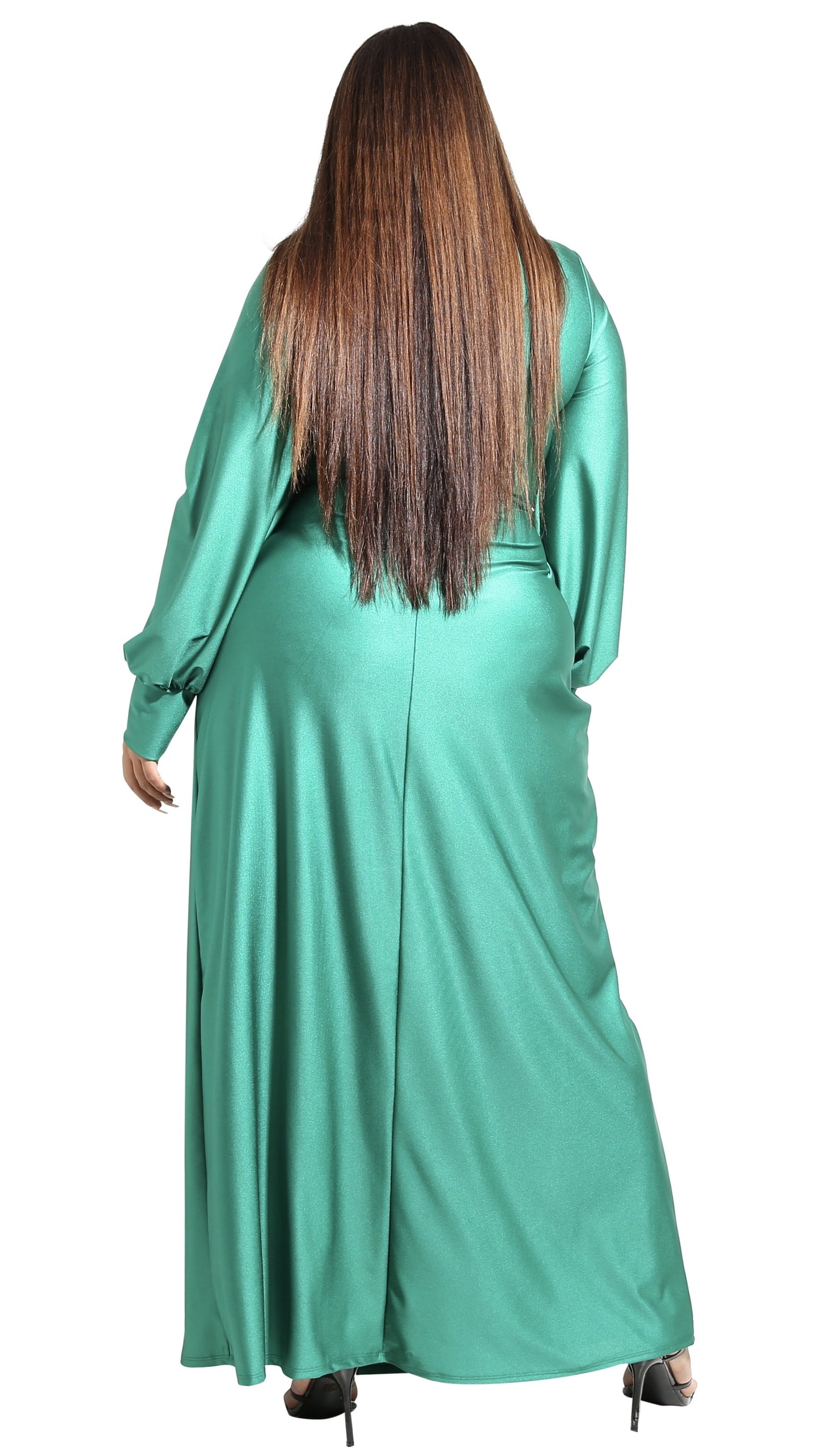 Royal Maxi Dress (Green)-Maxi Dresses-Boughie-Boughie