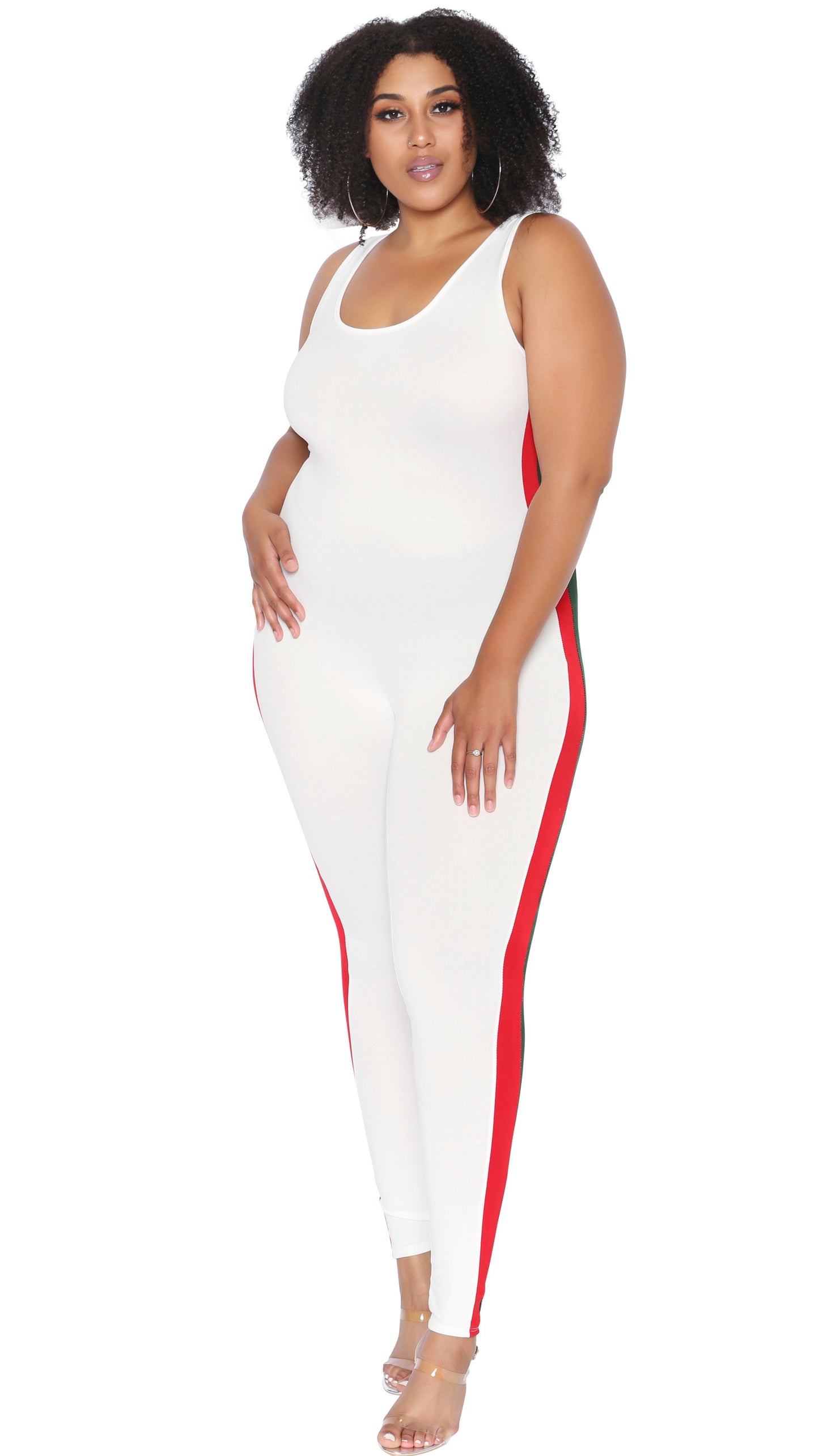 White jumper plus size best sale