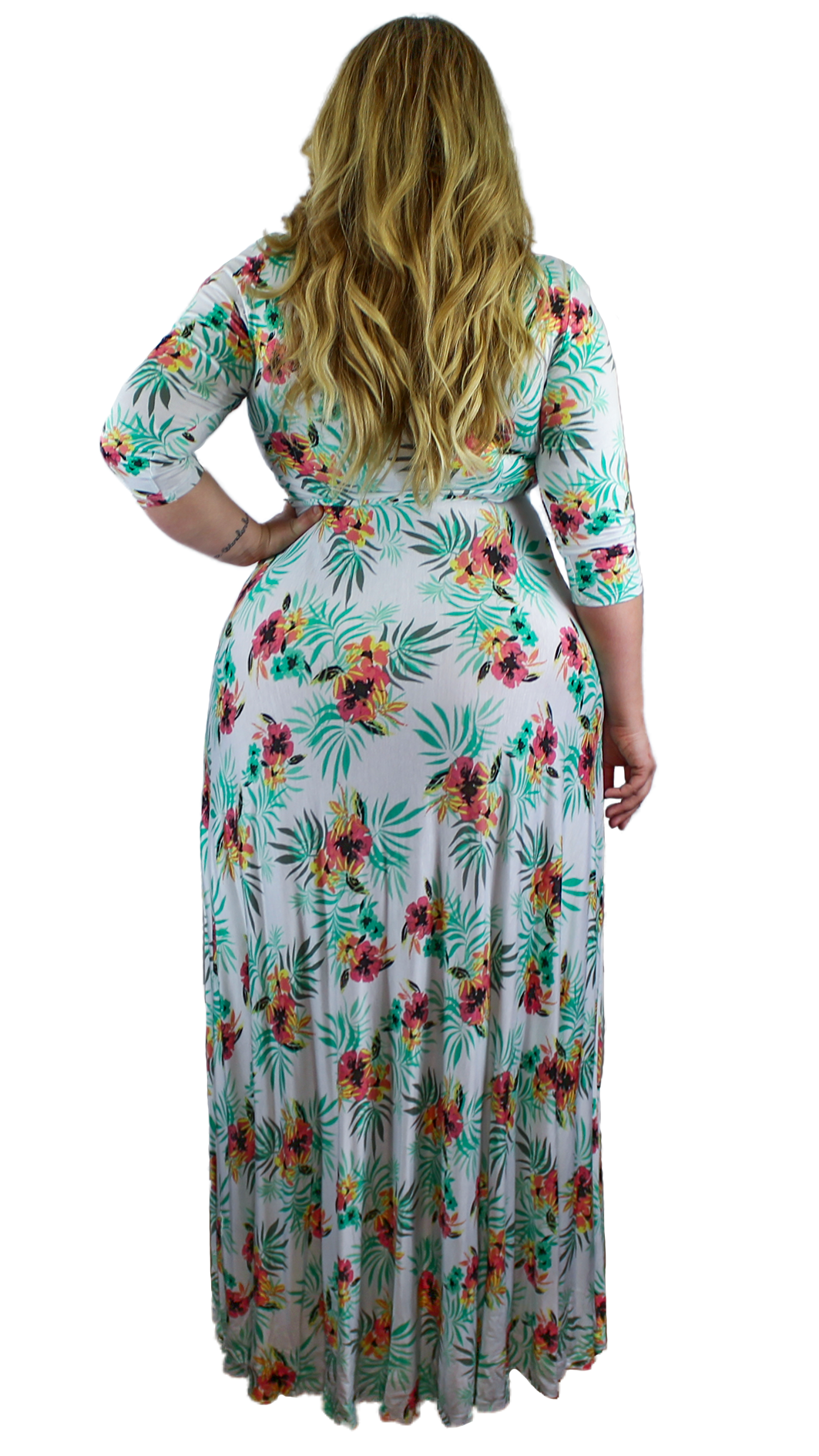 Summer Breeze Maxi Dress (Floral) - 3x Summer Breeze Maxi Dress (Floral) - 3x
