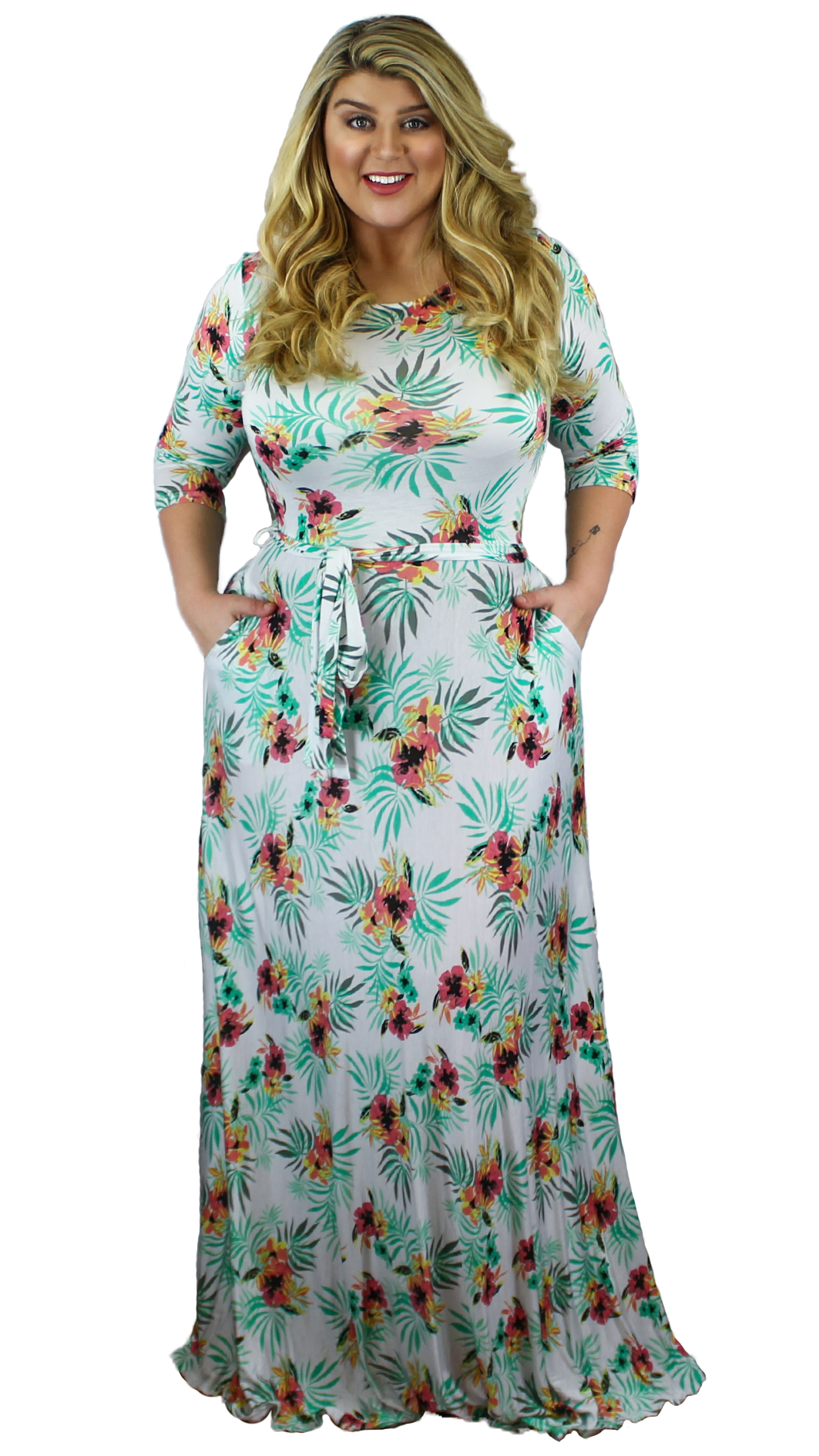Summer Breeze Maxi Dress (Floral)-Maxi Dresses-Boughie-Boughie
