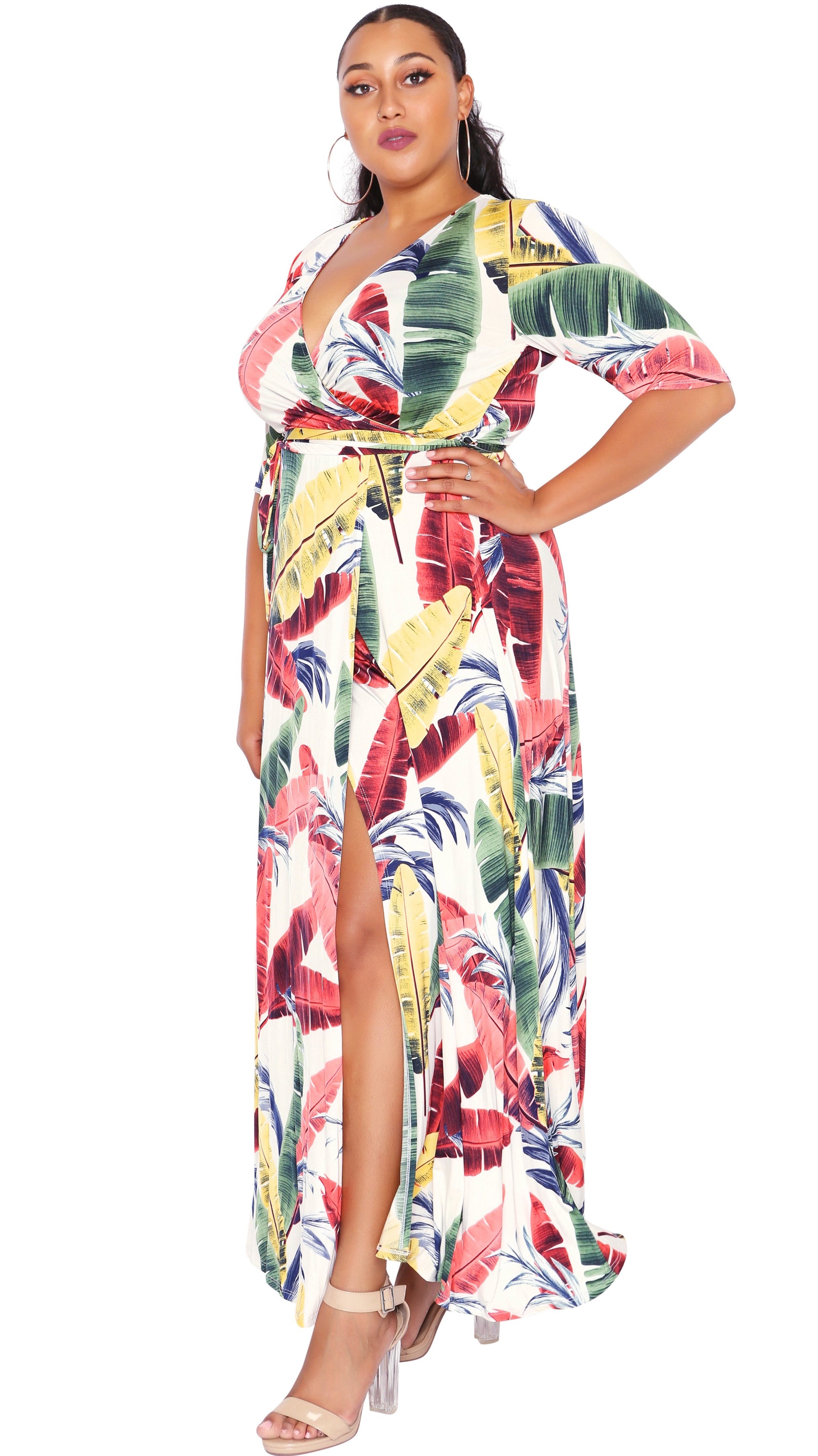 Tropical Maxi Dress-Maxi Dresses-Boughie-Boughie